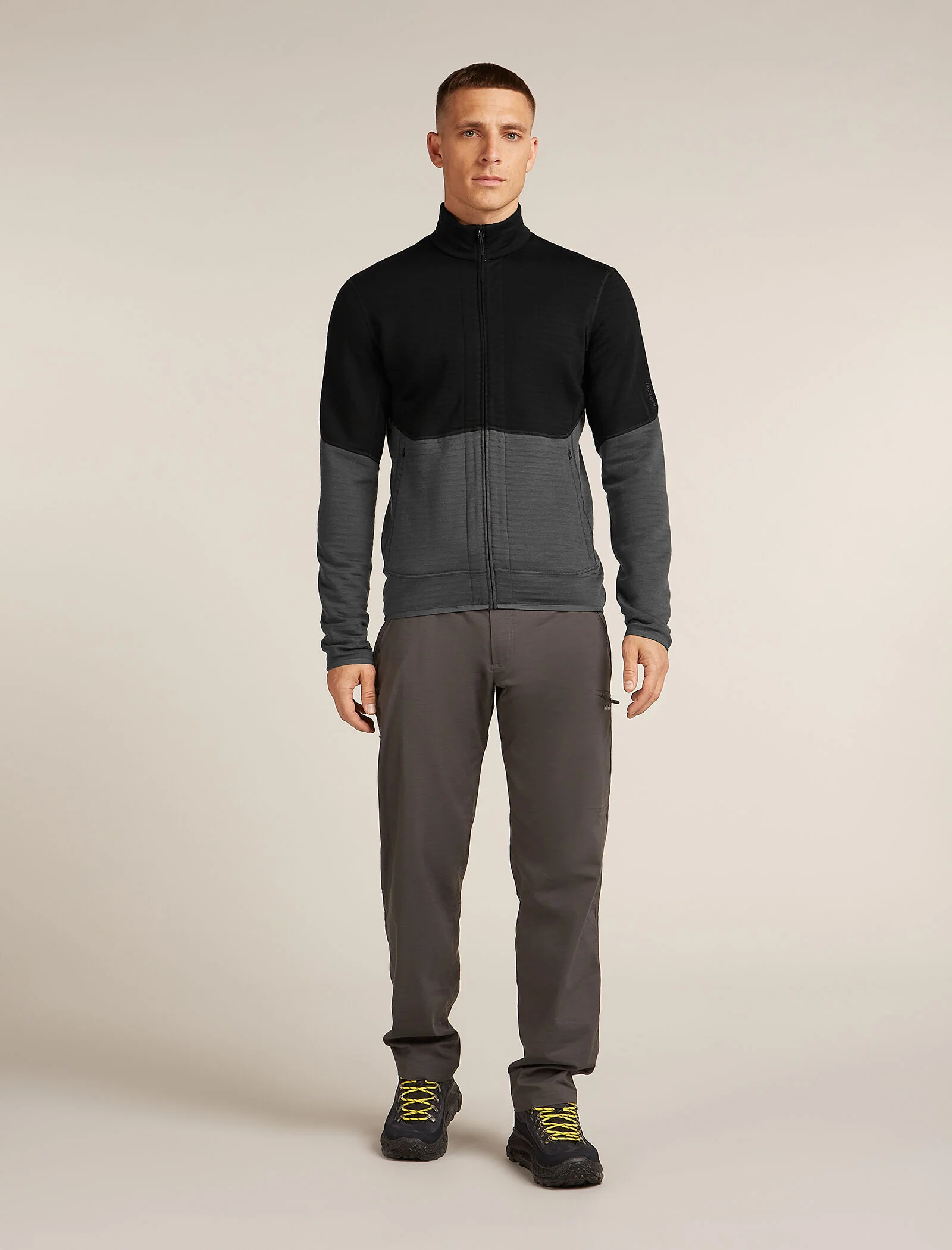 Men’s Merino 400 RealFleece™ Descender Long Sleeve Zip Jacket - Image 3