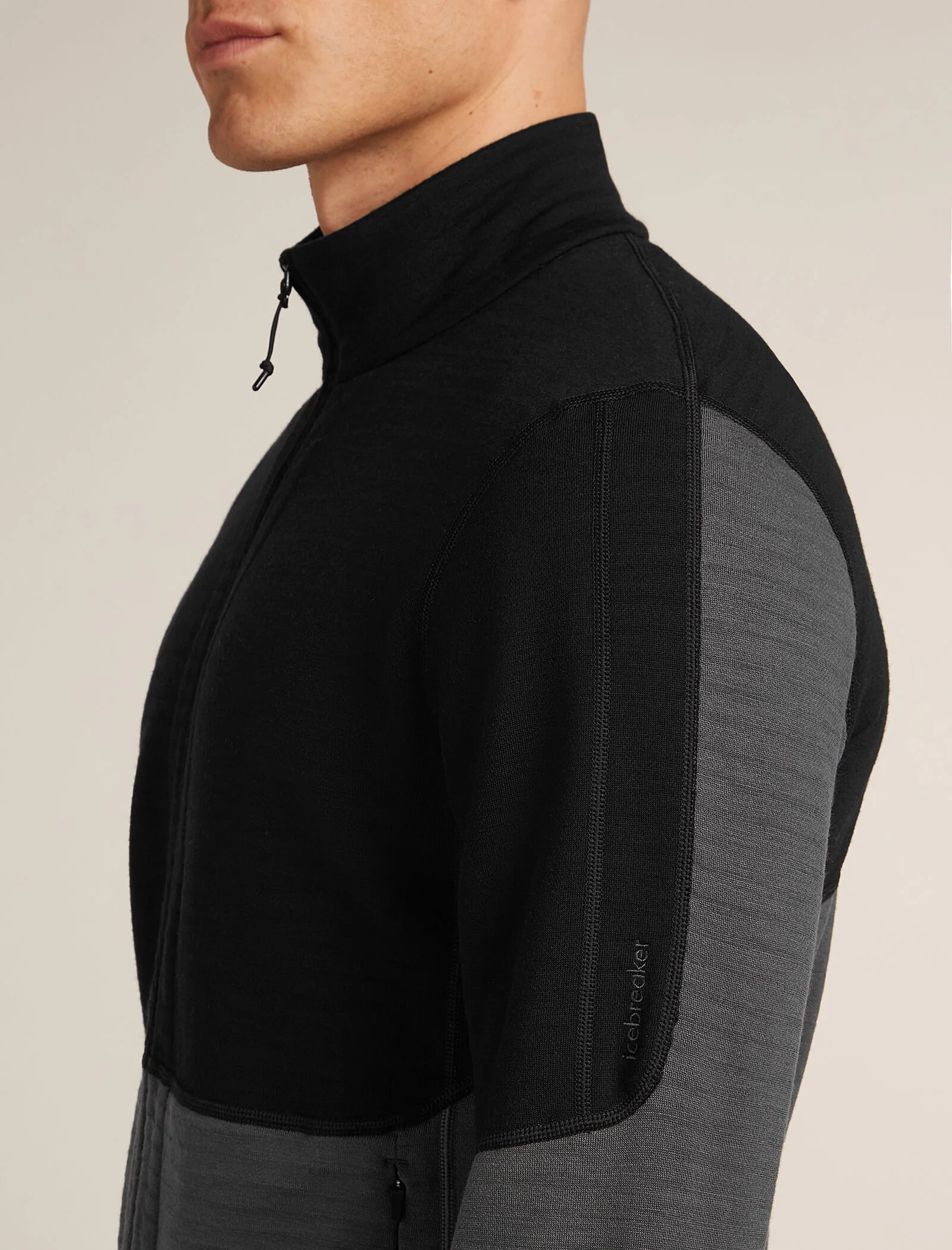 Men’s Merino 400 RealFleece™ Descender Long Sleeve Zip Jacket - Image 5