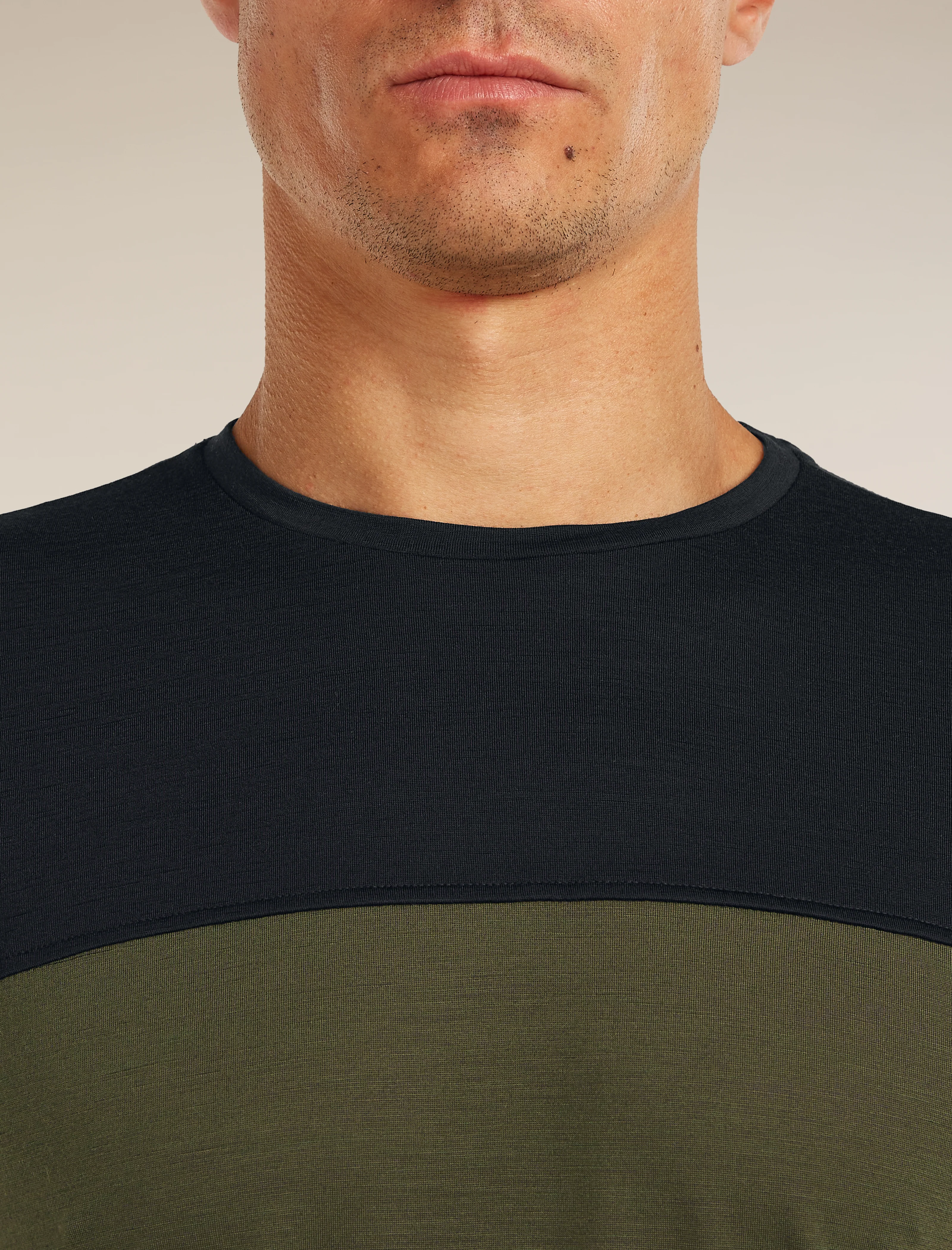 Men’s Merino Blend 125 Cool-Lite™ Sphere Long Sleeve T-Shirt Colour Block - Image 6