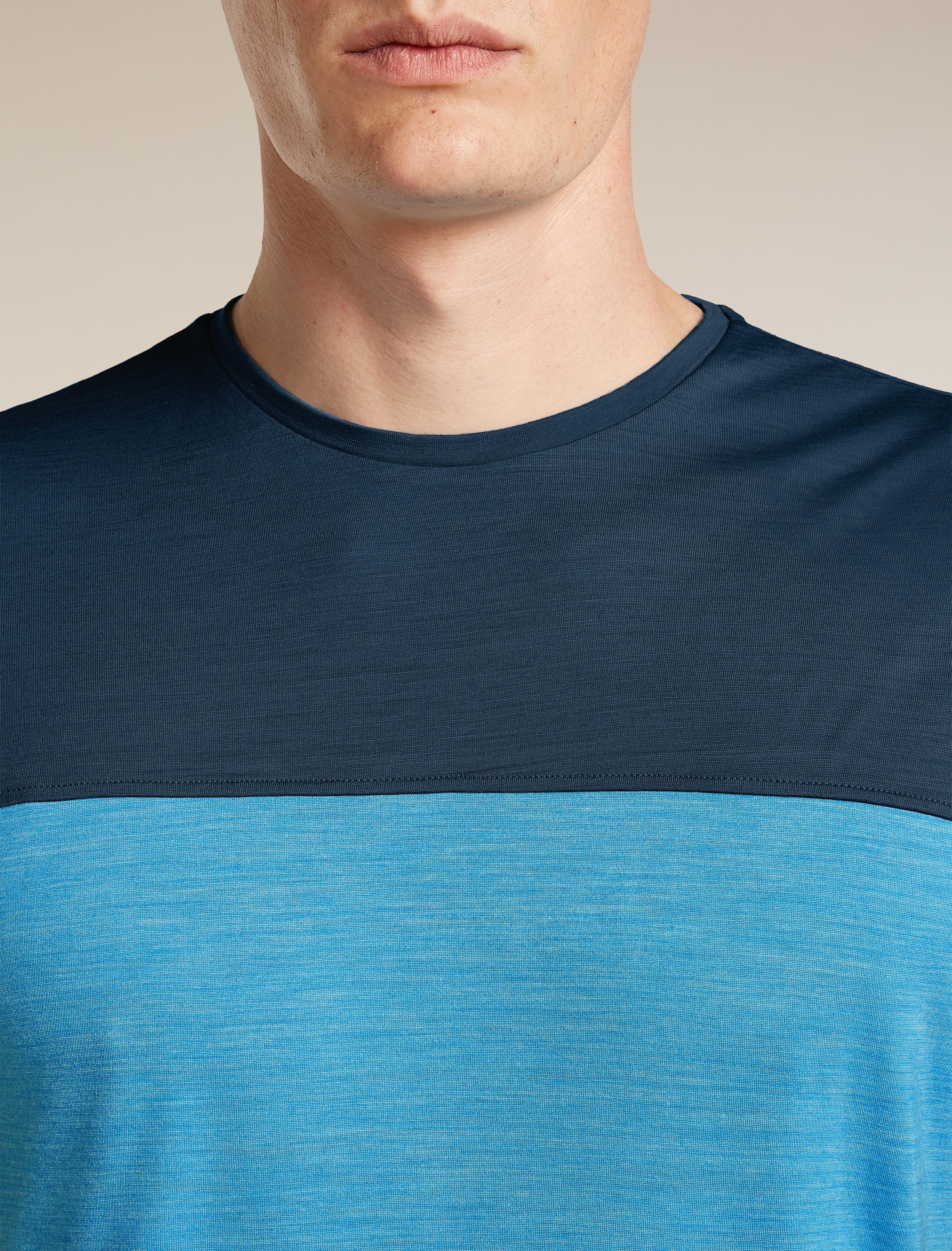 Men’s Merino Blend 125 Cool-Lite™ Sphere Short Sleeve T-Shirt Colour Block - Image 5
