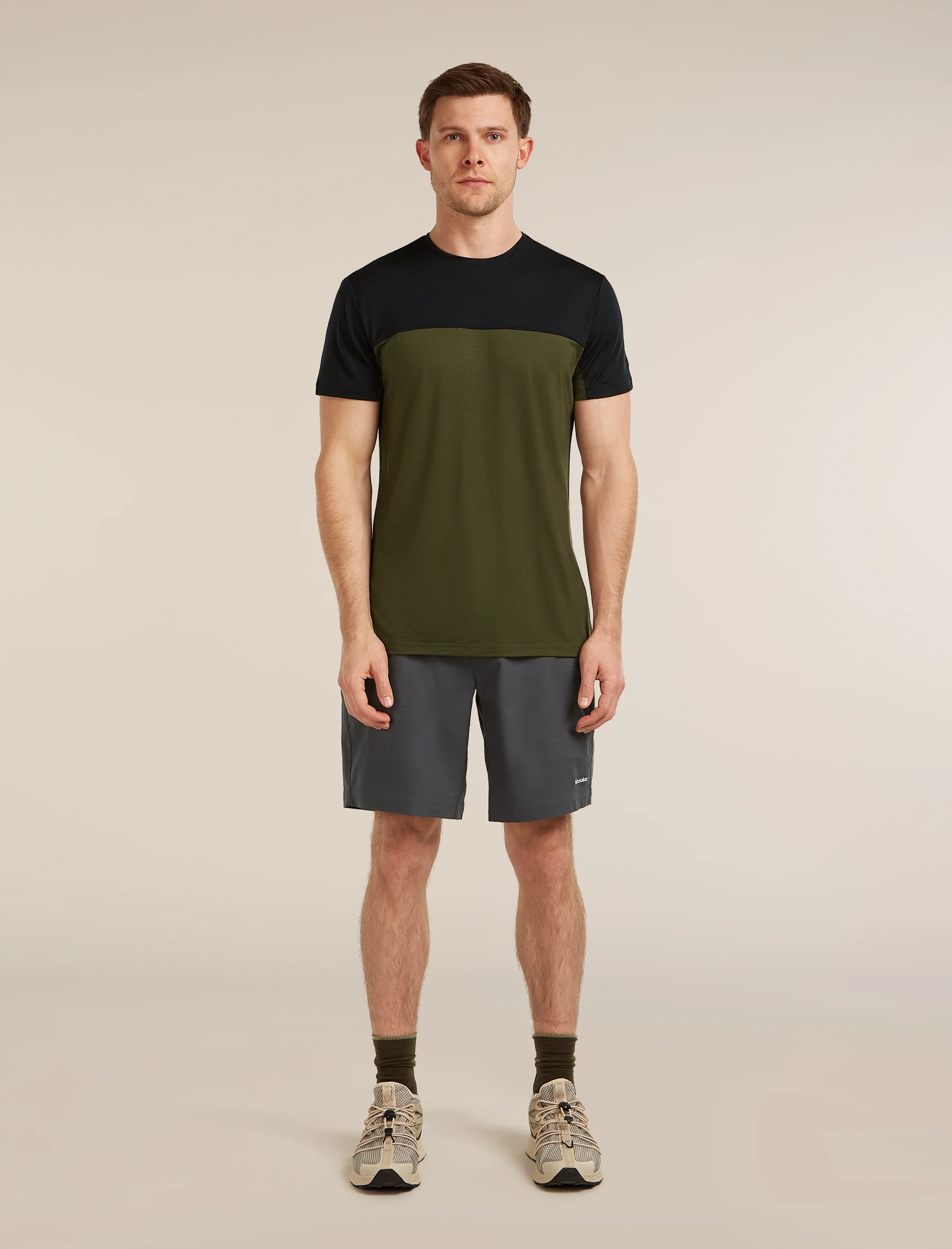 Men’s Merino Blend 125 Cool-Lite™ Sphere Short Sleeve T-Shirt Colour Block - Image 3