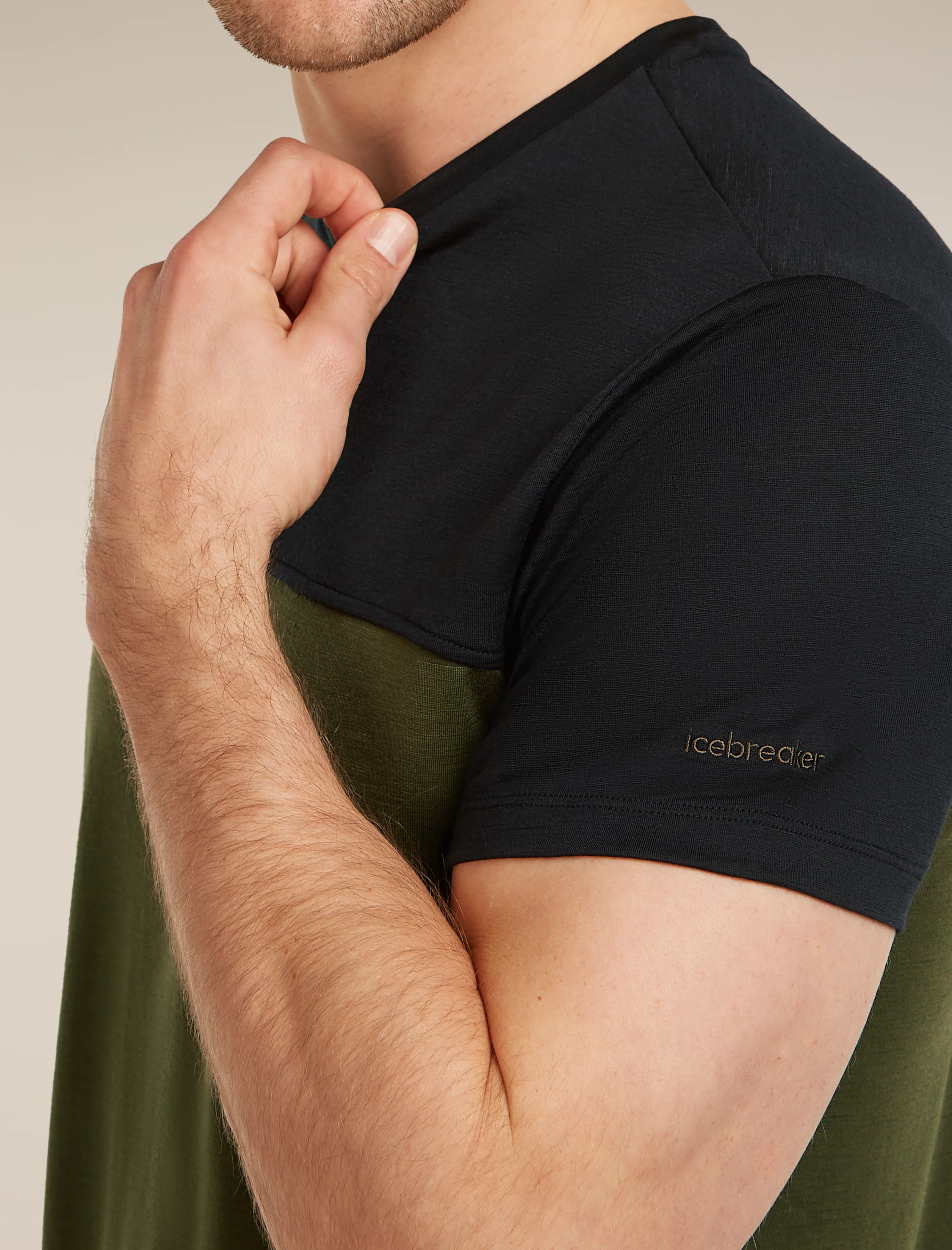 Men’s Merino Blend 125 Cool-Lite™ Sphere Short Sleeve T-Shirt Colour Block - Image 5