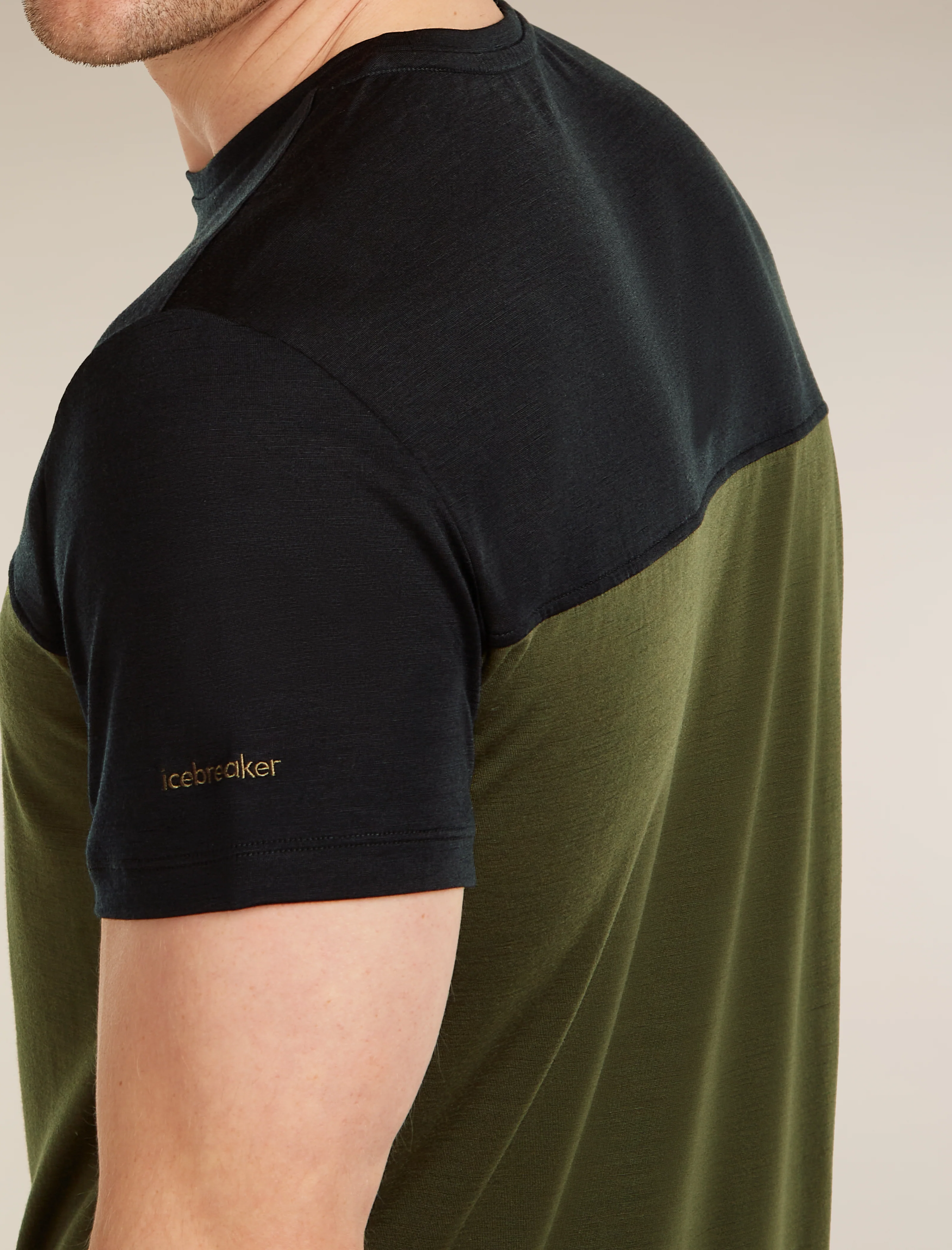 Men’s Merino Blend 125 Cool-Lite™ Sphere Short Sleeve T-Shirt Colour Block - Image 7