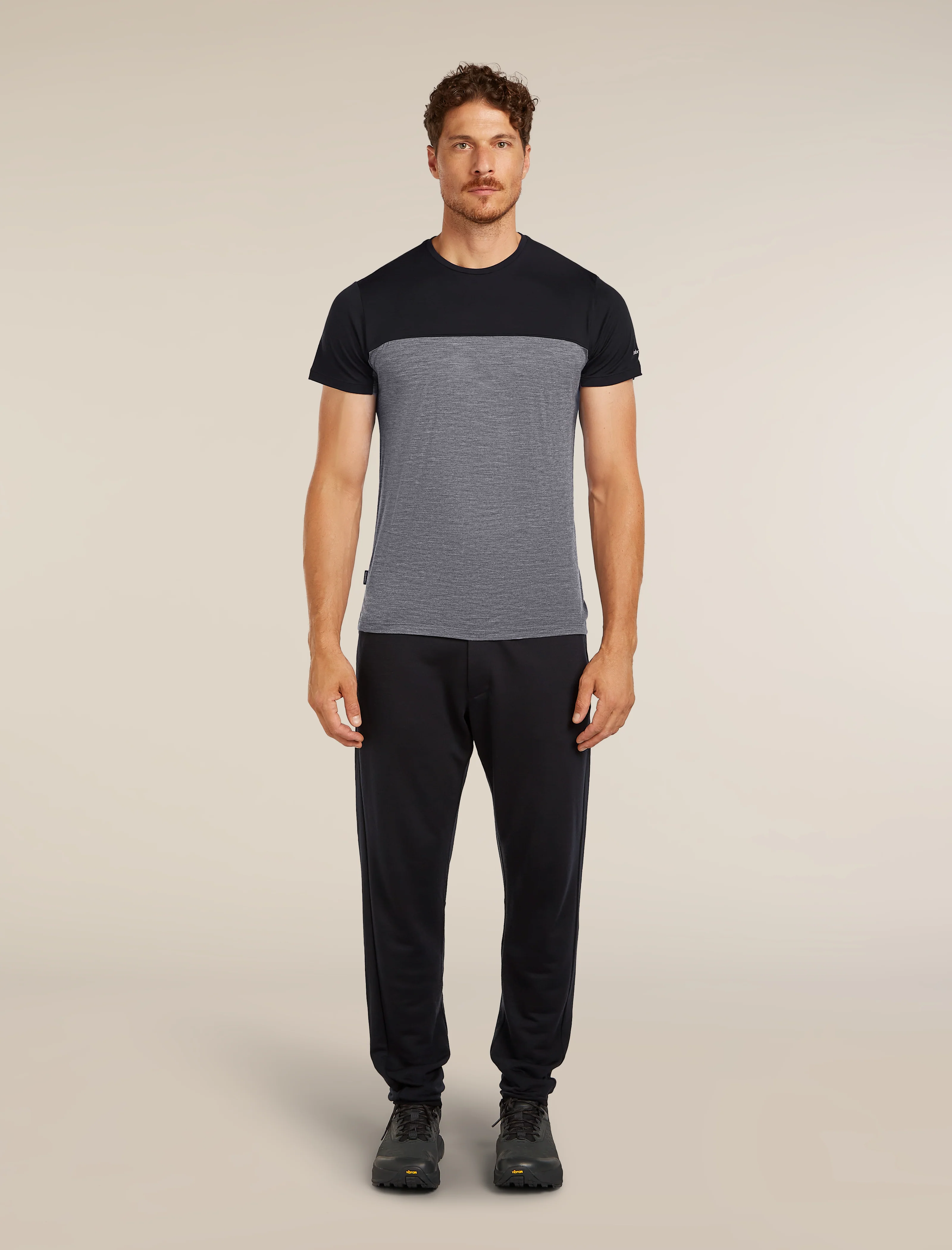 Men’s Merino Blend 125 Cool-Lite™ Sphere Short Sleeve T-Shirt Colour Block - Image 3