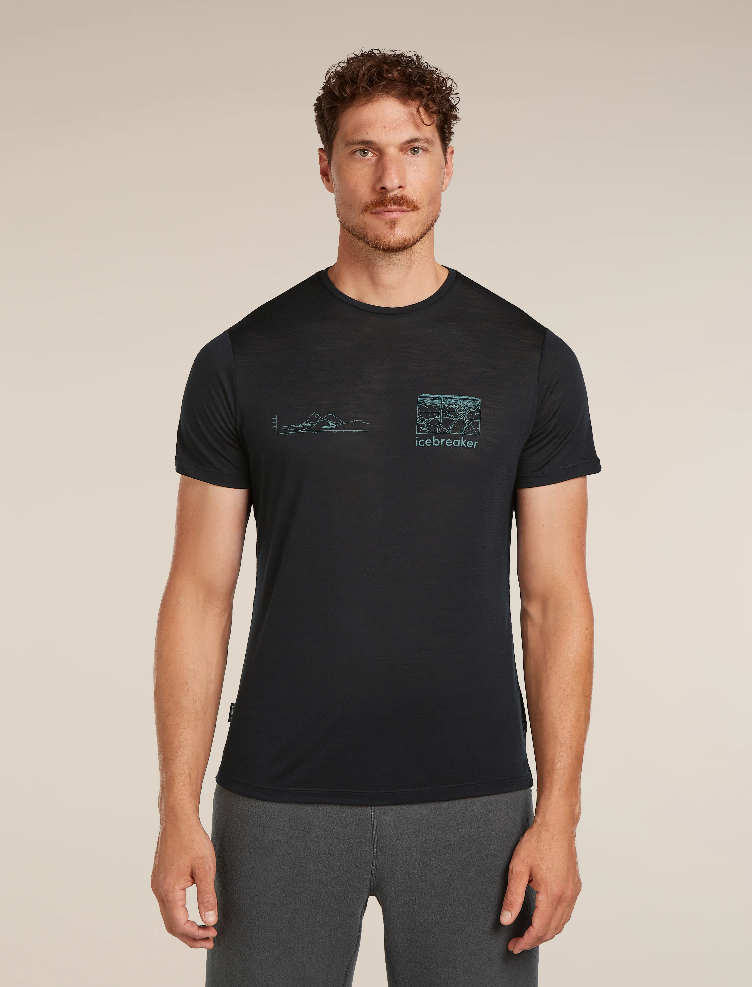 Men’s Merino Blend 125 Cool-Lite™ Sphere Short Sleeve T-Shirt Trail