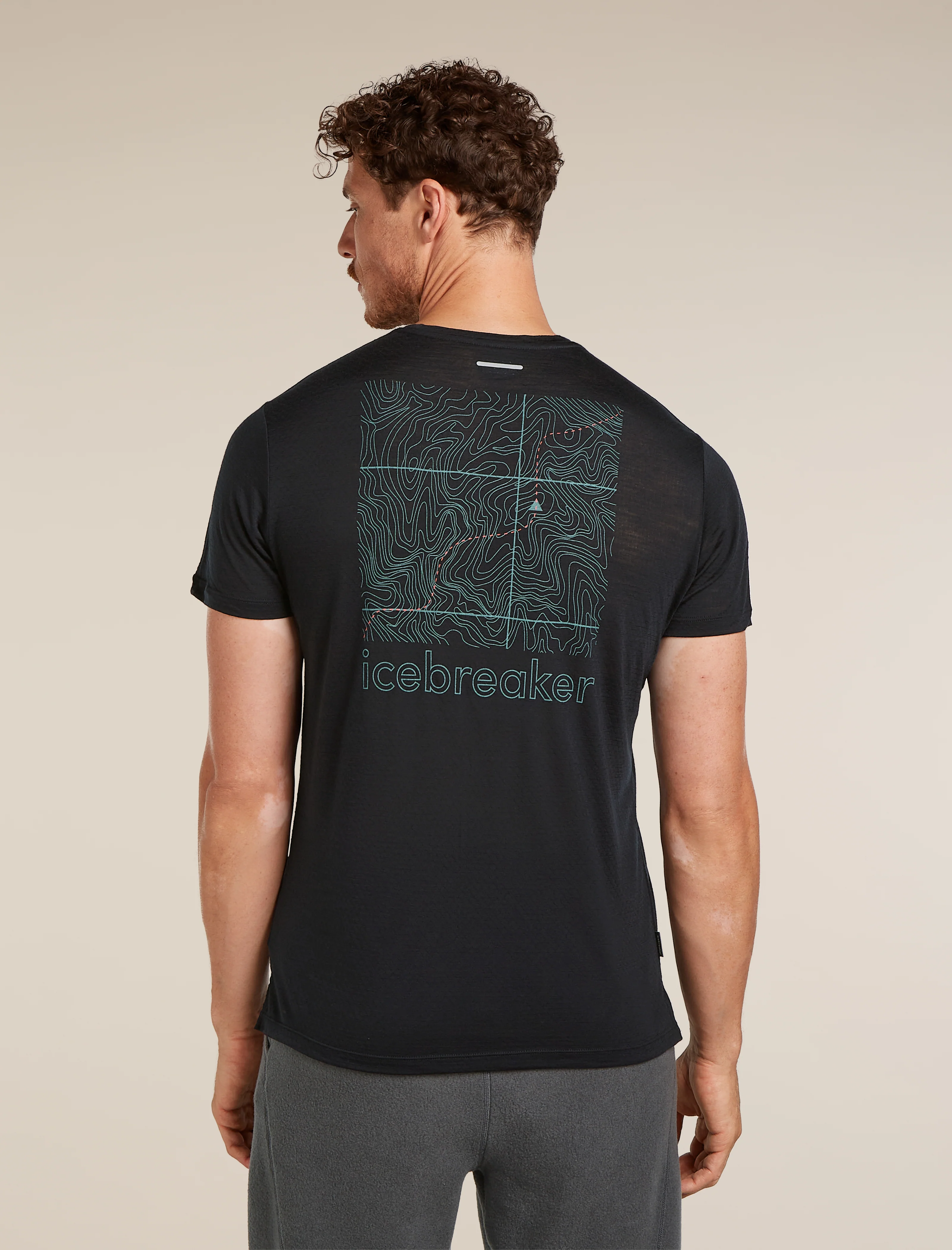 Men’s Merino Blend 125 Cool-Lite™ Sphere Short Sleeve T-Shirt Trail - Image 2
