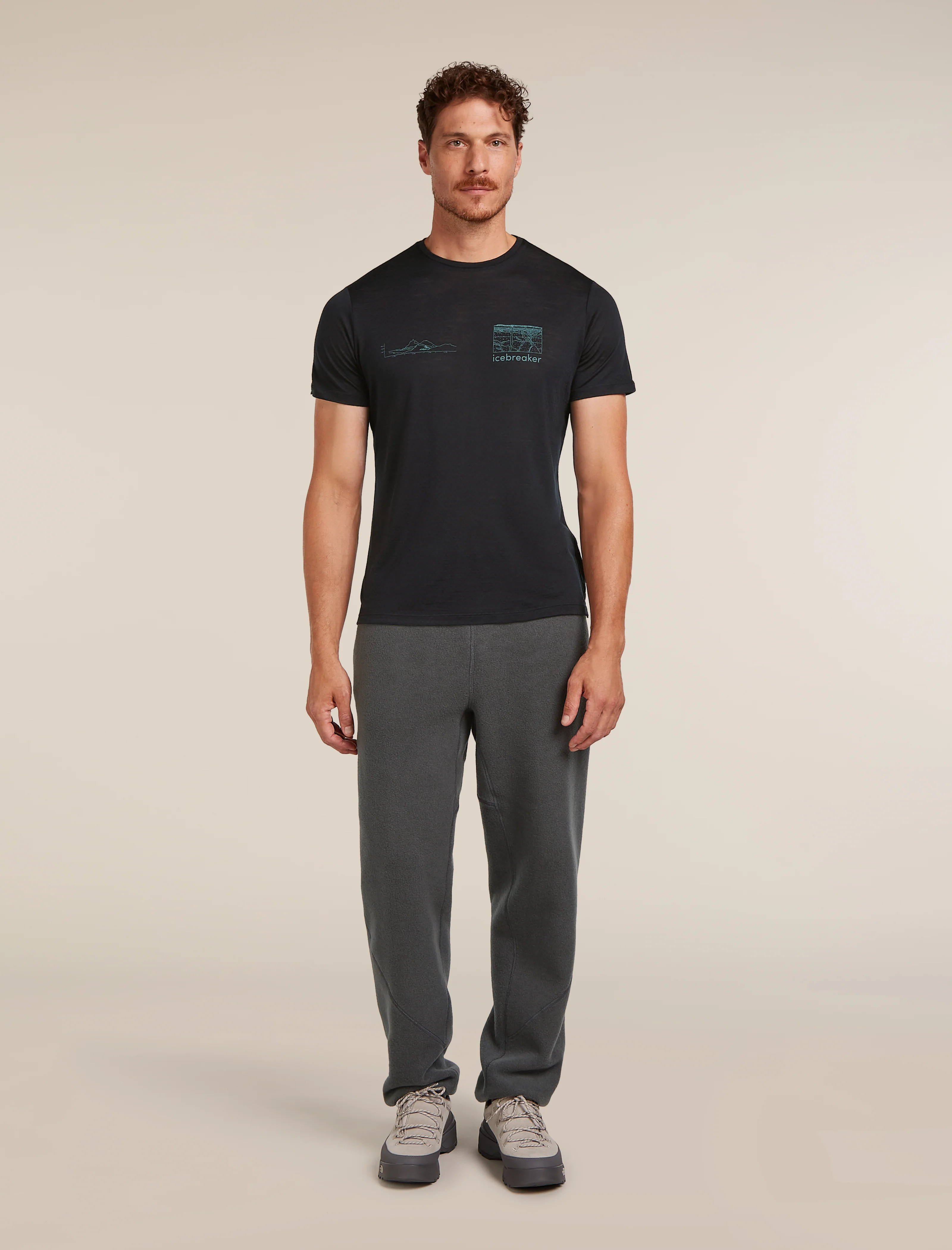 Men’s Merino Blend 125 Cool-Lite™ Sphere Short Sleeve T-Shirt Trail - Image 3