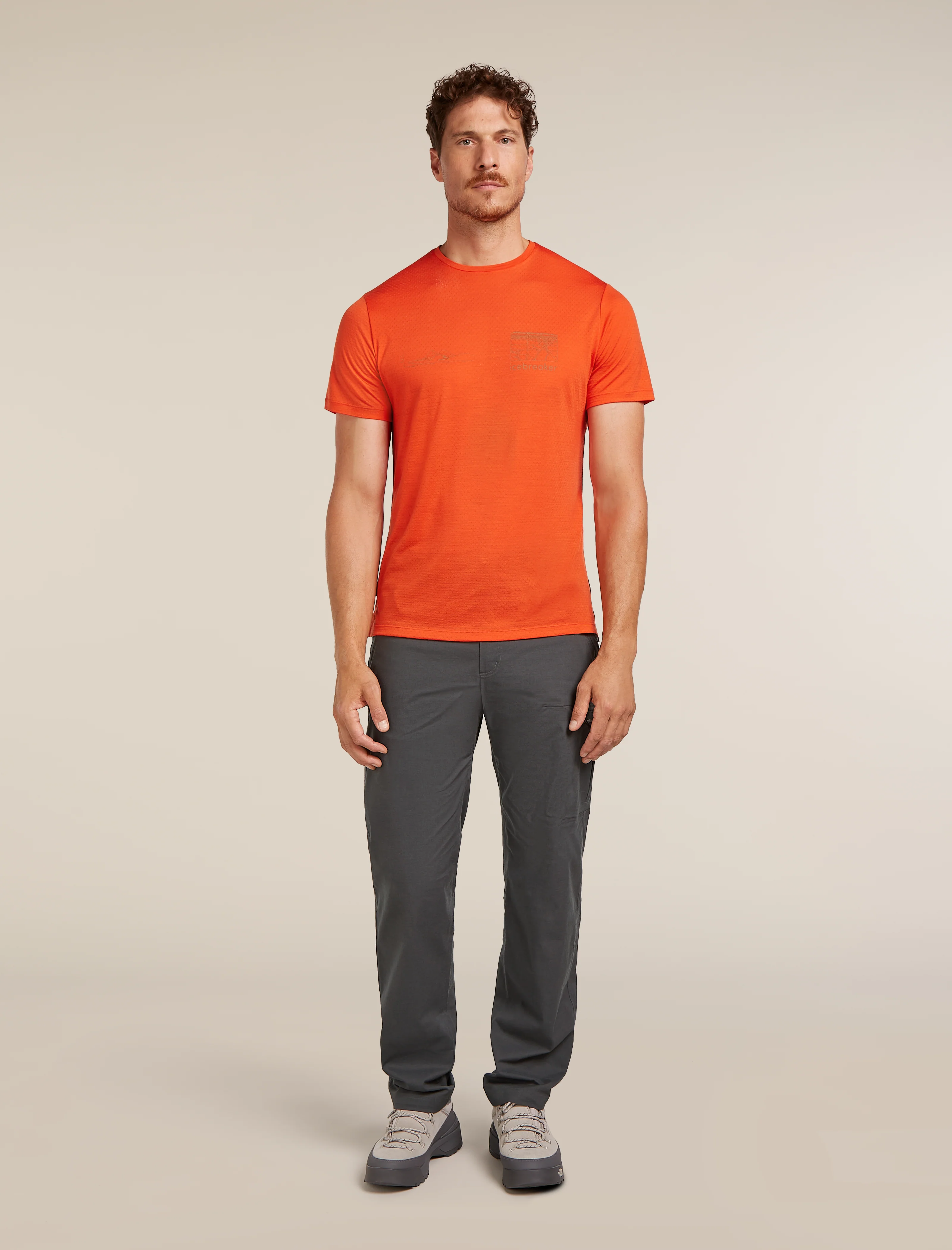 Men’s Merino Blend 125 Cool-Lite™ Sphere Short Sleeve T-Shirt Trail - Image 3