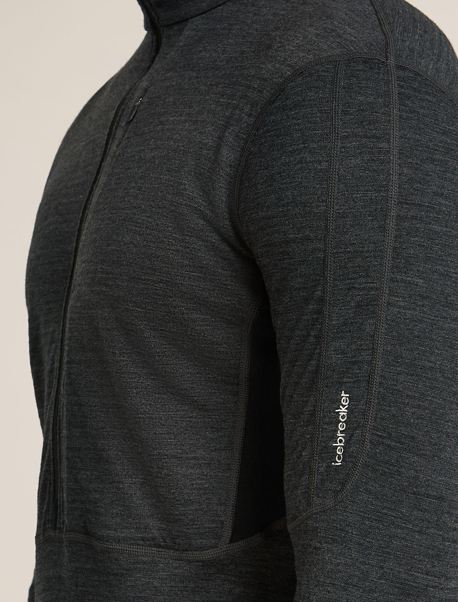 Men’s Merino Blend 200 Realfleece™ Descender Long Sleeve Half Zip Top - Image 5