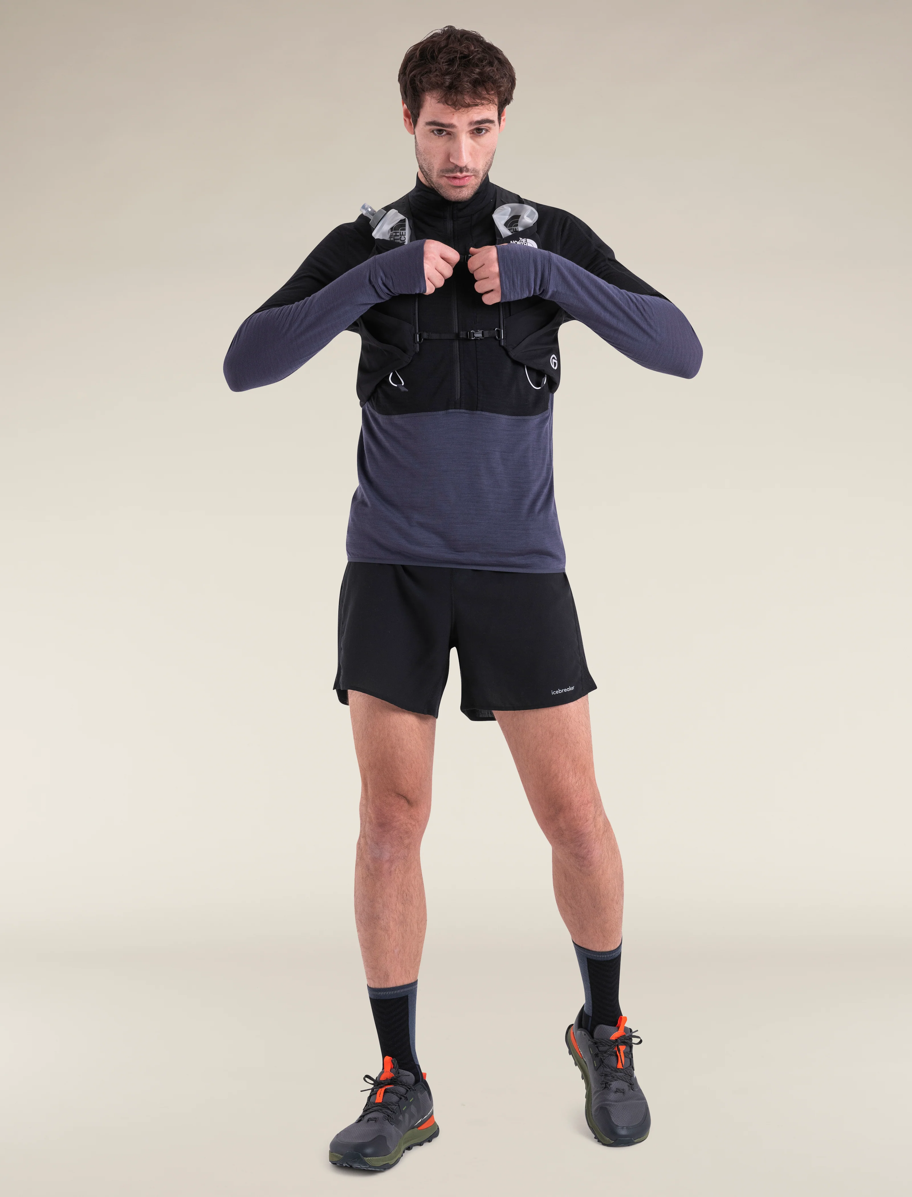 Men’s Merino Blend 200 Realfleece™ Descender Long Sleeve Half Zip Top - Image 5
