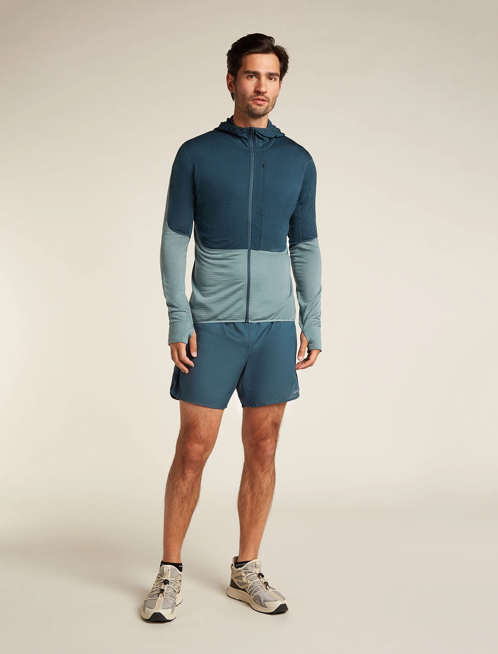 Men’s Merino Blend 200 Realfleece™ Descender Long Sleeve Zip Hoodie - Image 3