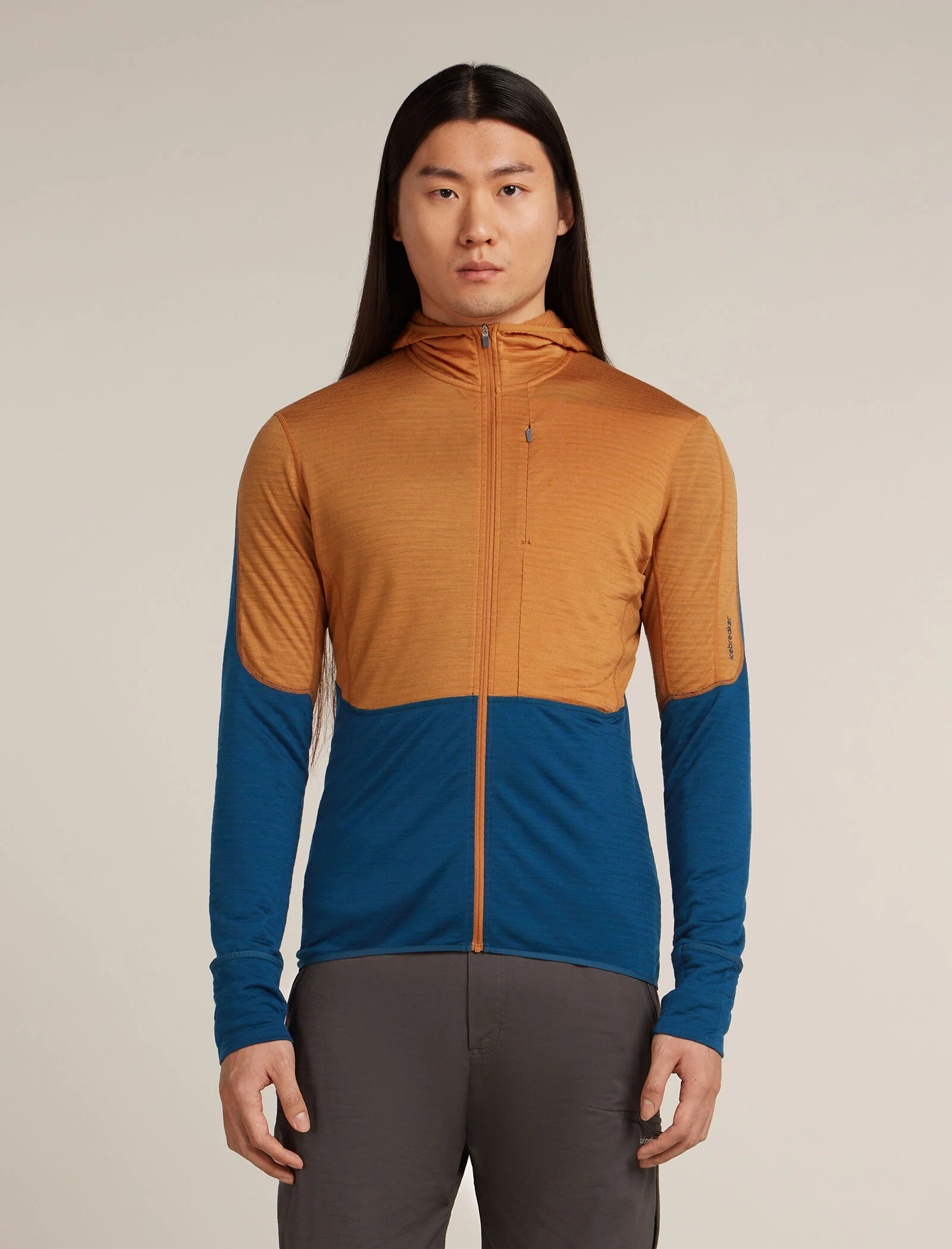 Men’s Merino Blend 200 Realfleece™ Descender Long Sleeve Zip Hoodie