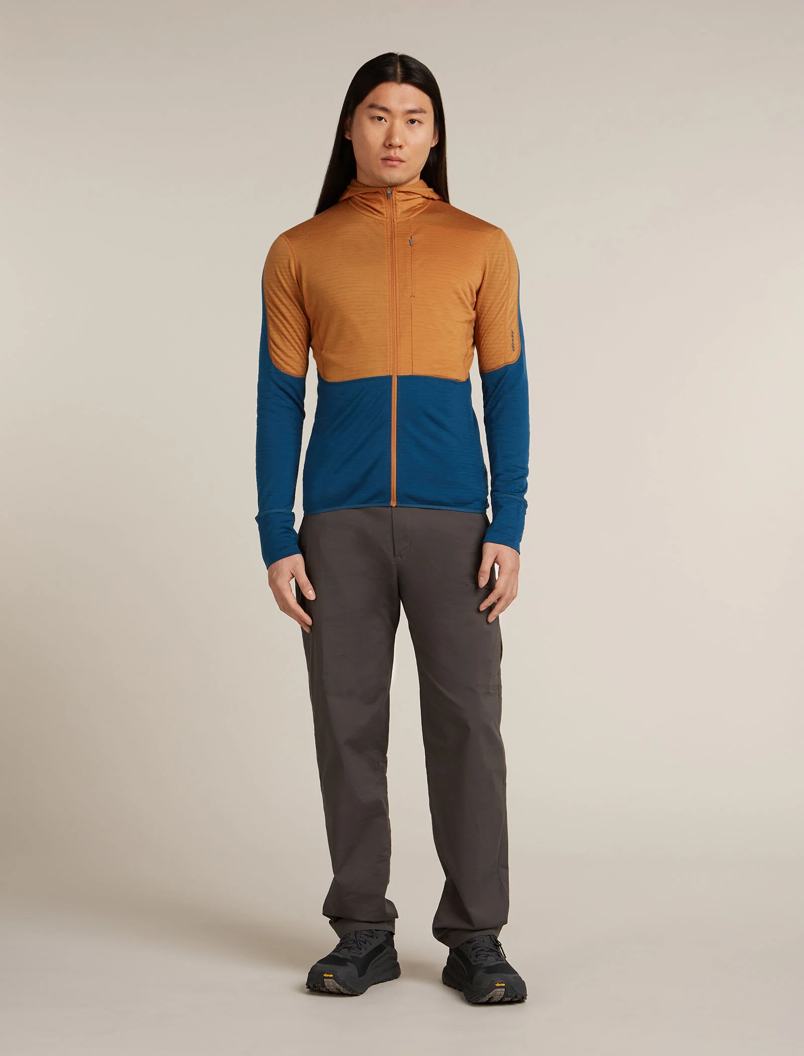 Men’s Merino Blend 200 Realfleece™ Descender Long Sleeve Zip Hoodie - Image 3