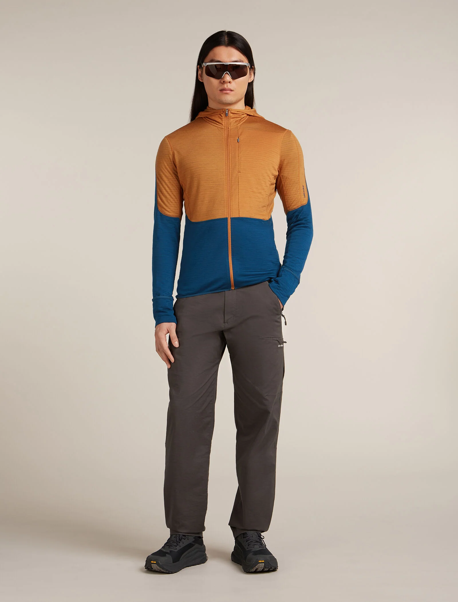 Men’s Merino Blend 200 Realfleece™ Descender Long Sleeve Zip Hoodie - Image 4