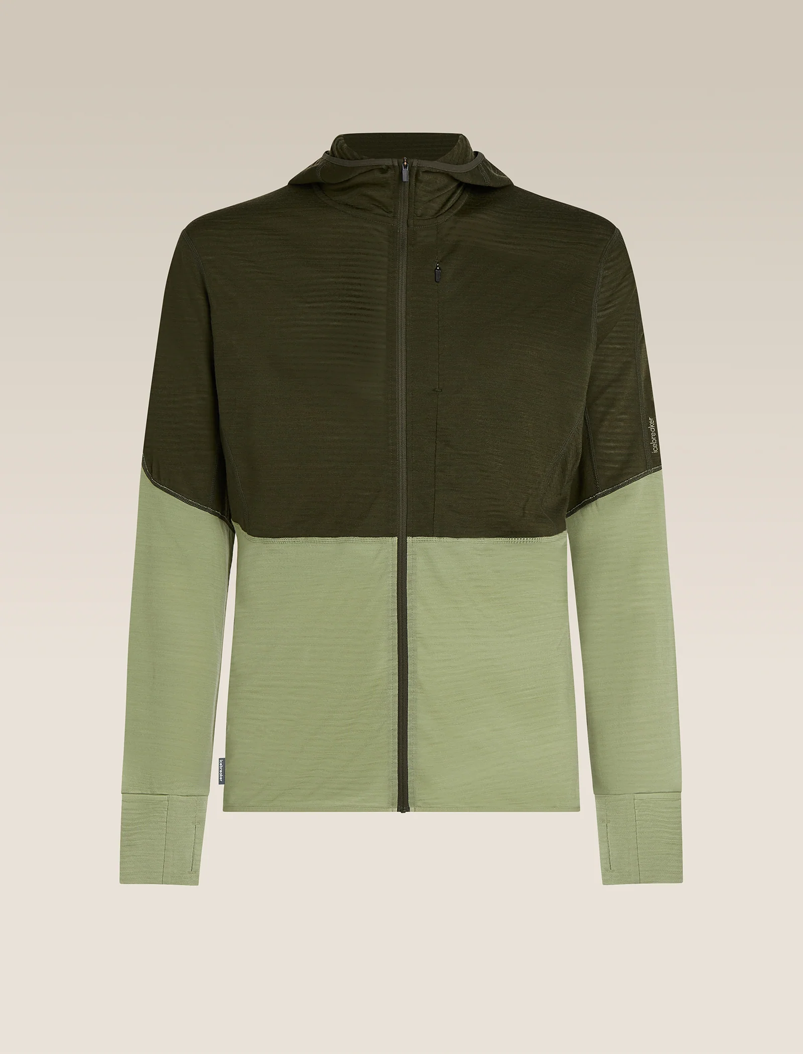 Men’s Merino Blend 200 RealFleece™ Descender Long Sleeve Zip Hoodie - Image 11