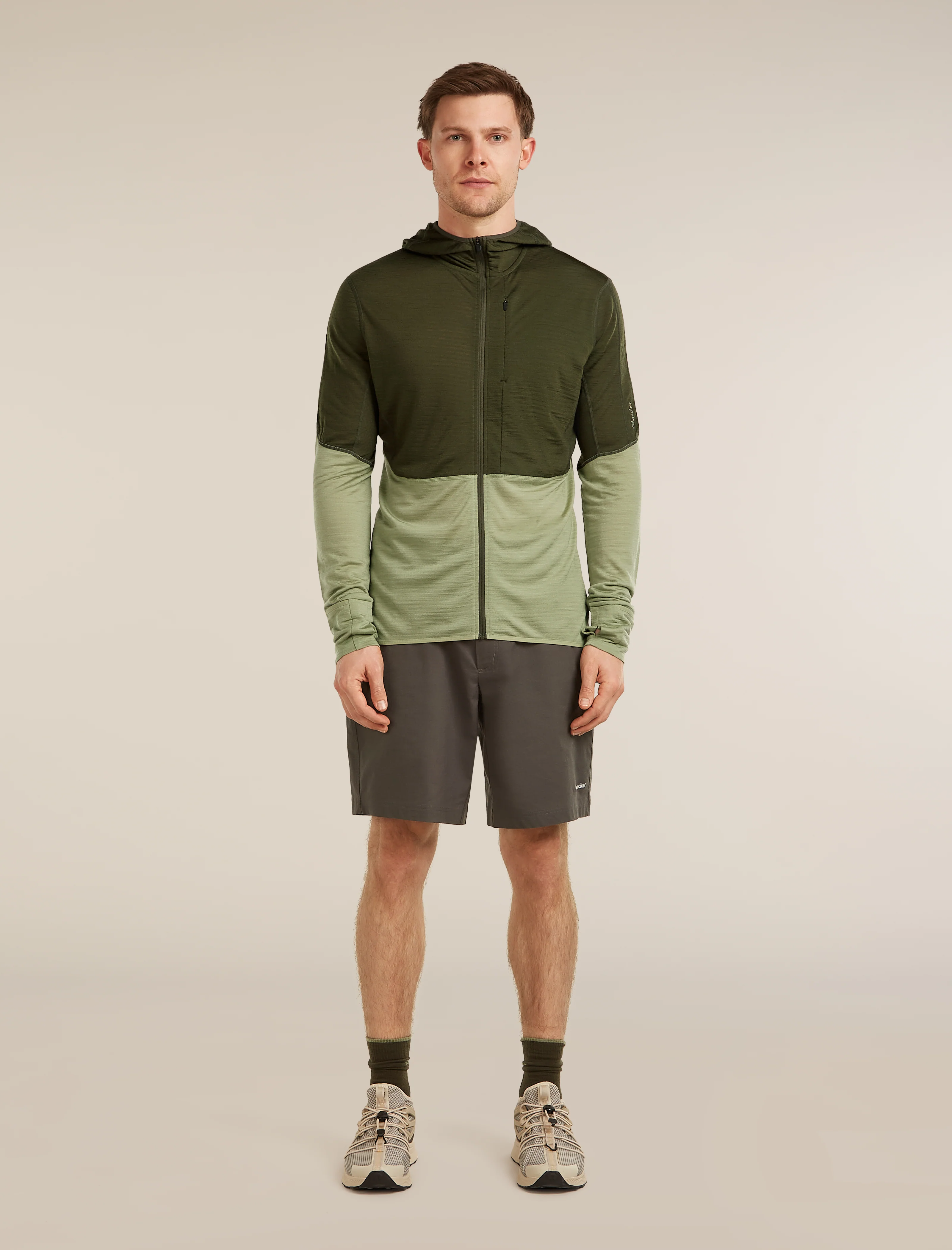 Men’s Merino Blend 200 RealFleece™ Descender Long Sleeve Zip Hoodie - Image 3