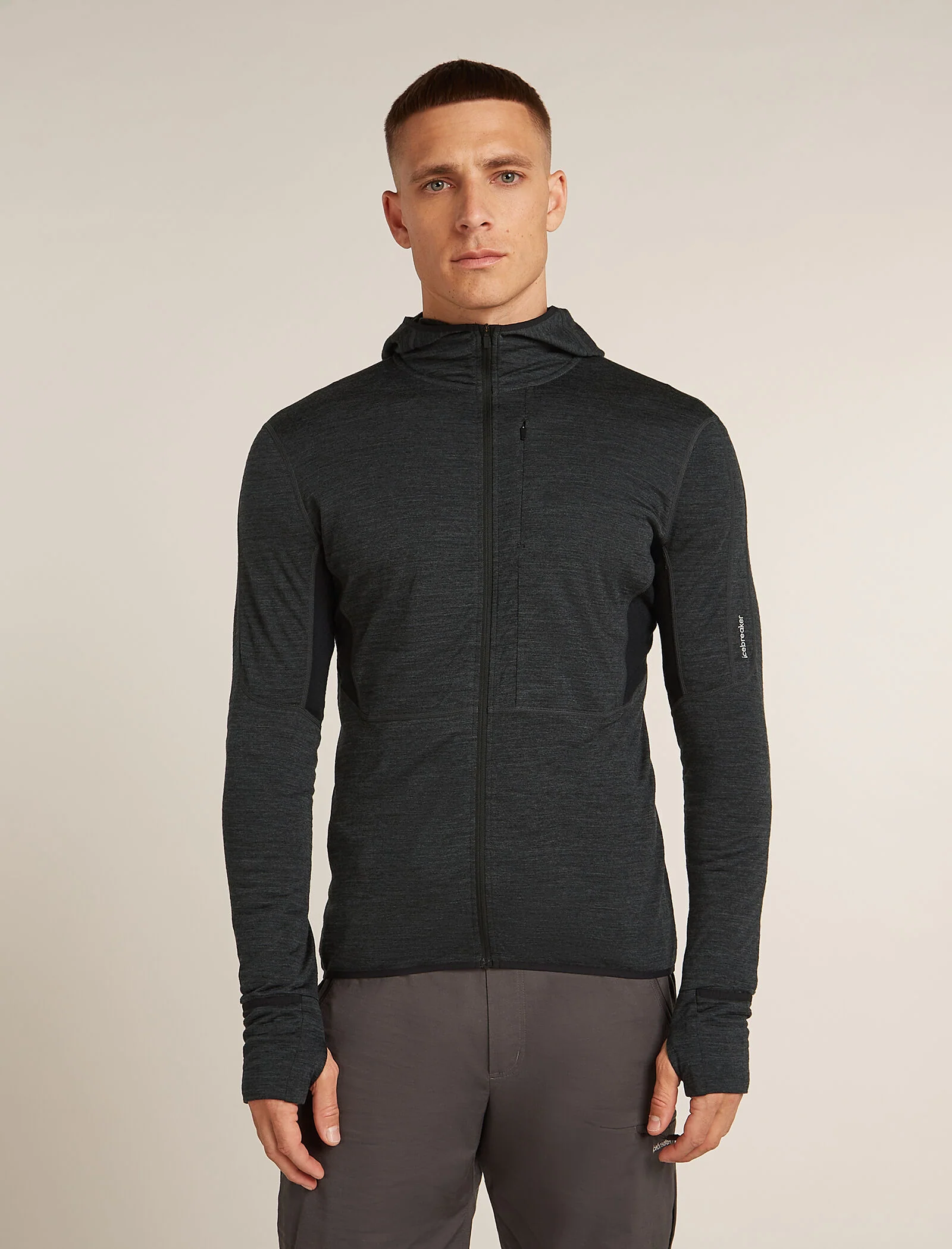 Men’s Merino Blend 200 Realfleece™ Descender Long Sleeve Zip Hoodie