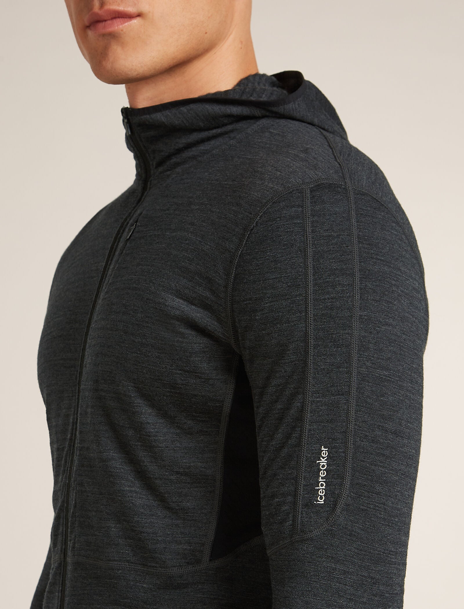 Men’s Merino Blend 200 Realfleece™ Descender Long Sleeve Zip Hoodie - Image 5