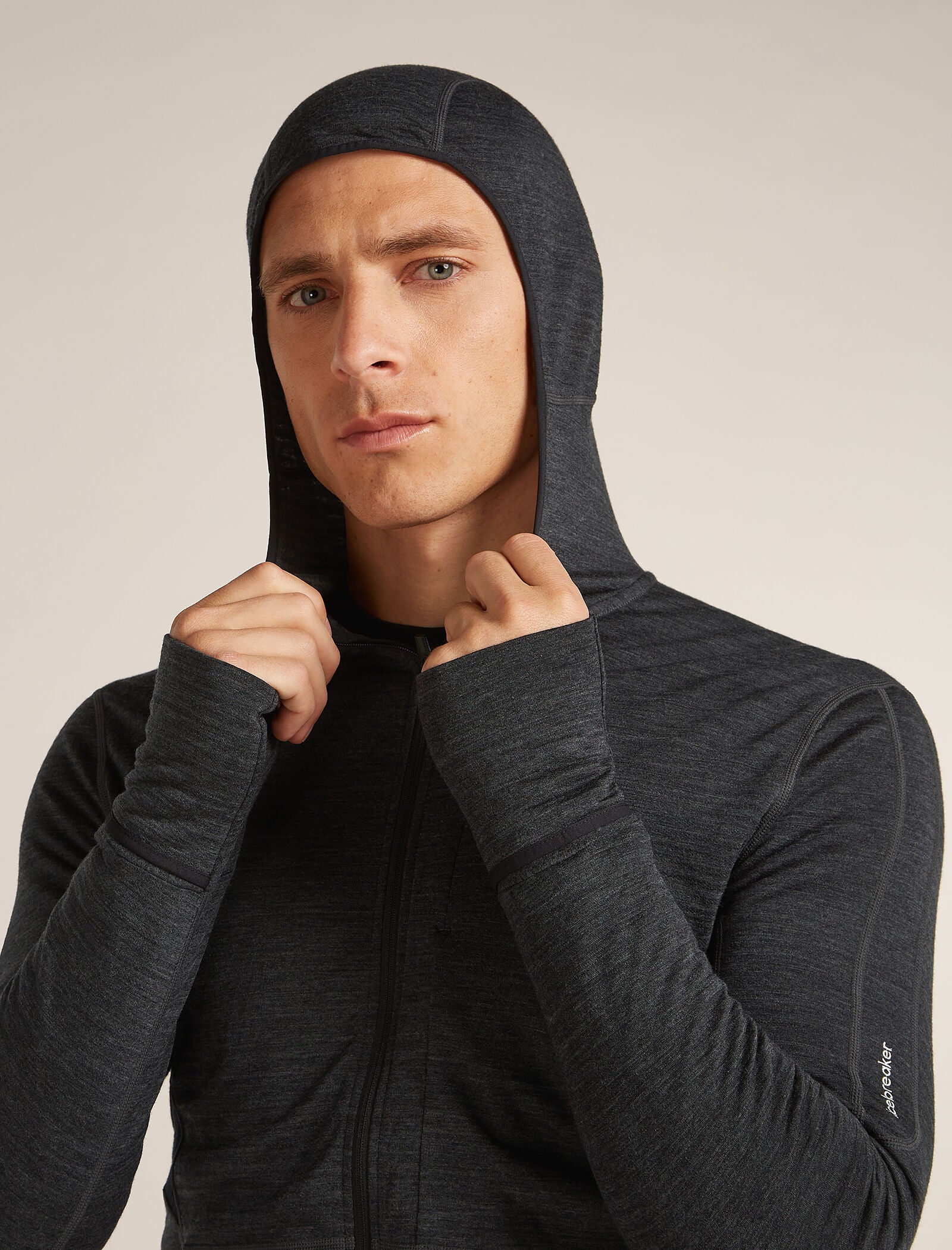 Men’s Merino Blend 200 Realfleece™ Descender Long Sleeve Zip Hoodie - Image 8