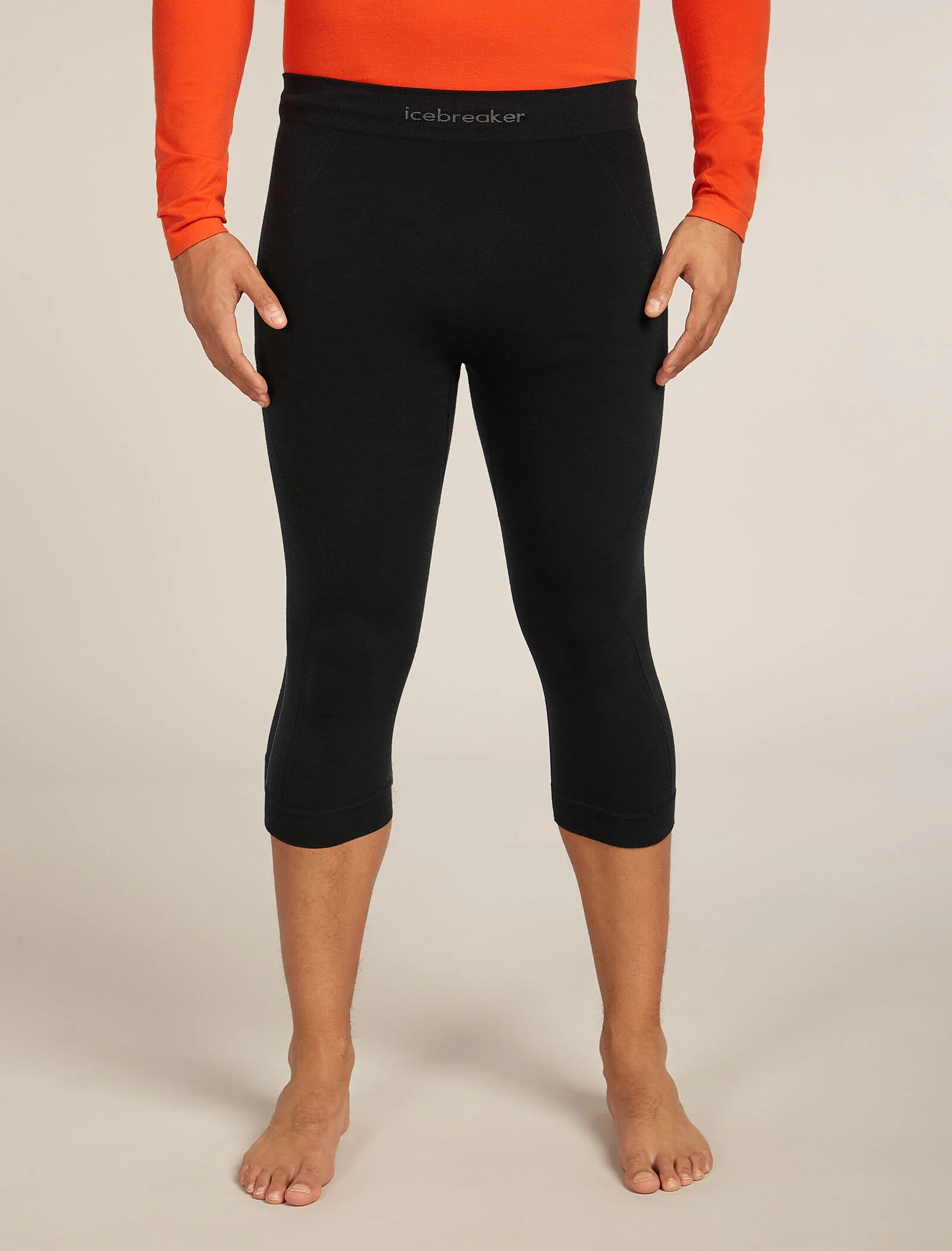 Men’s Merino Blend 260 ZoneKnit™ Seamless 18" 3/4 Tights