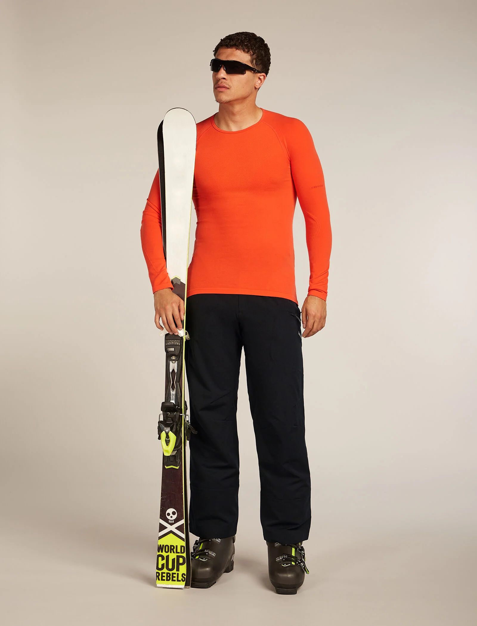 Men’s Merino Blend 260 ZoneKnit™ Seamless Long Sleeve Crew Thermal Top - Image 4