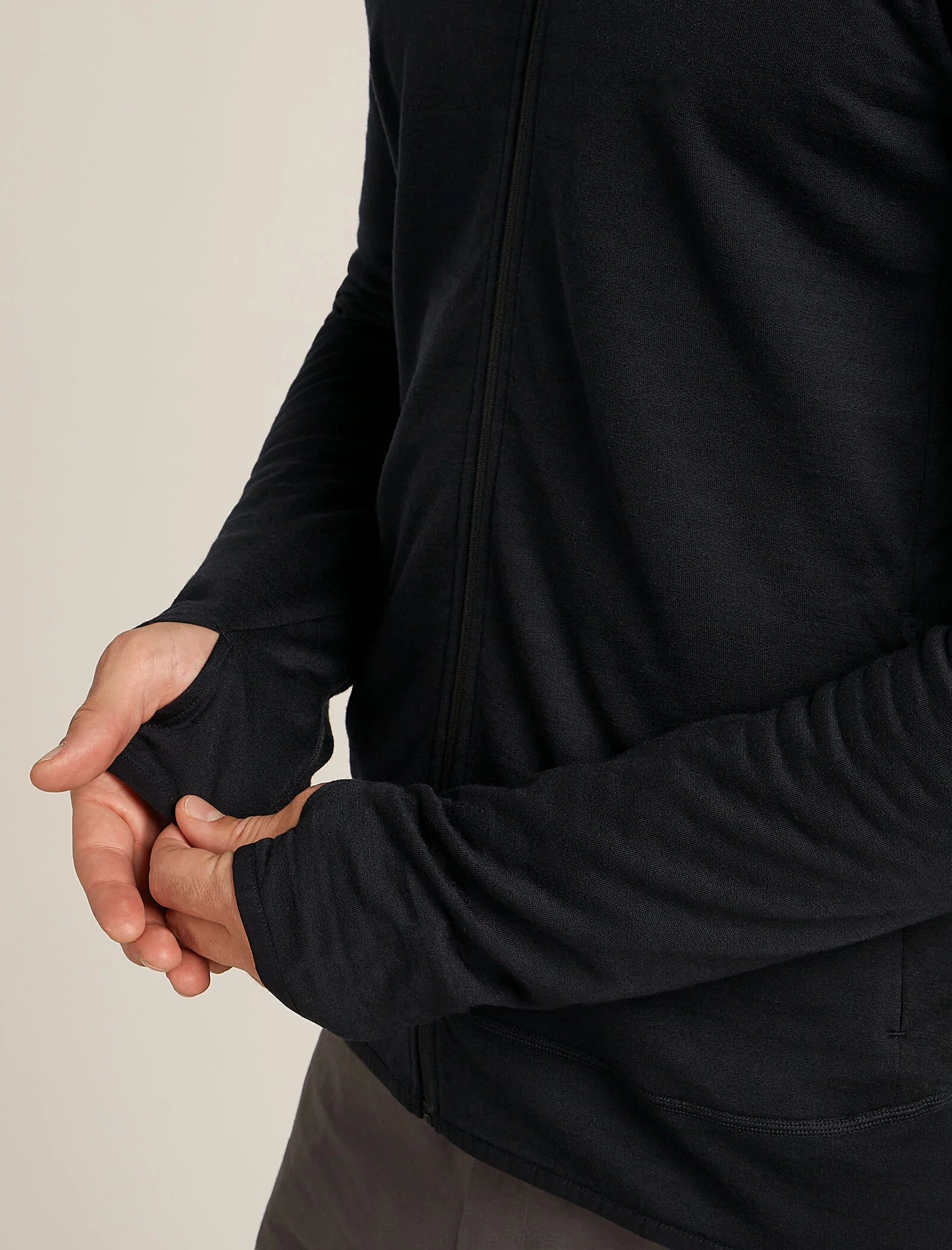 Men’s Merino Blend 300 RealFleece™ Descender Long Sleeve Zip Jacket - Image 9
