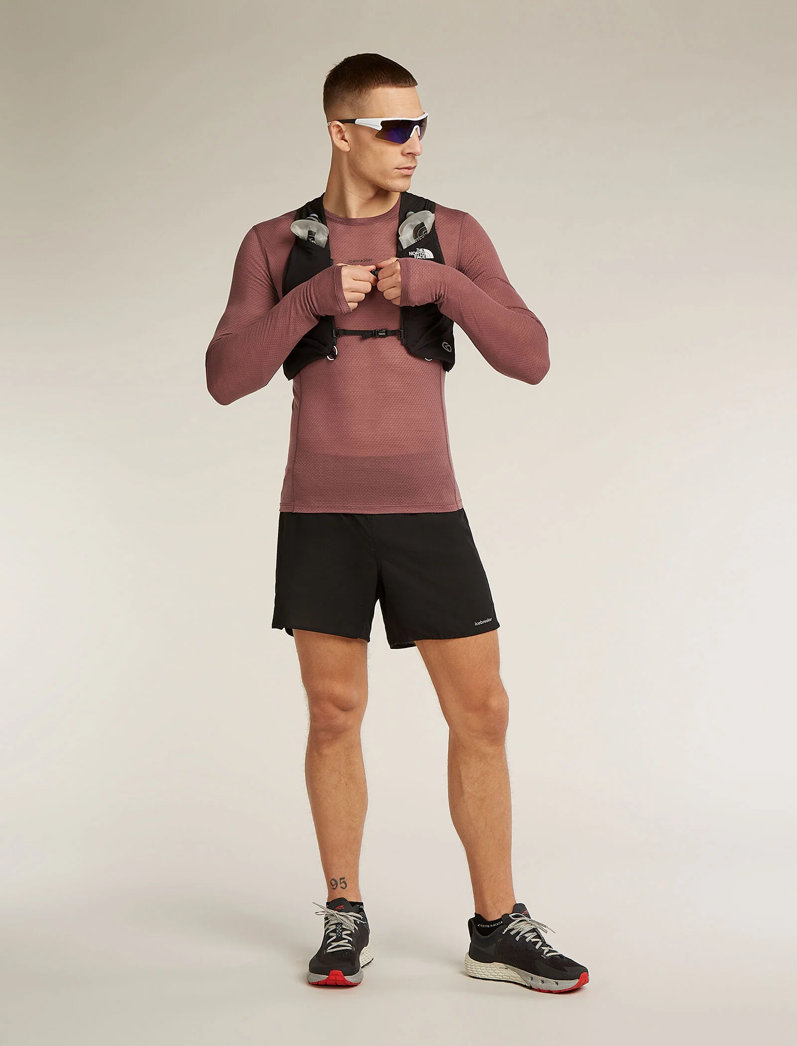 Men’s Merino Blend 75 Cool-Lite™ Featherlight™ Long Sleeve Crew Thermal Top - Image 4