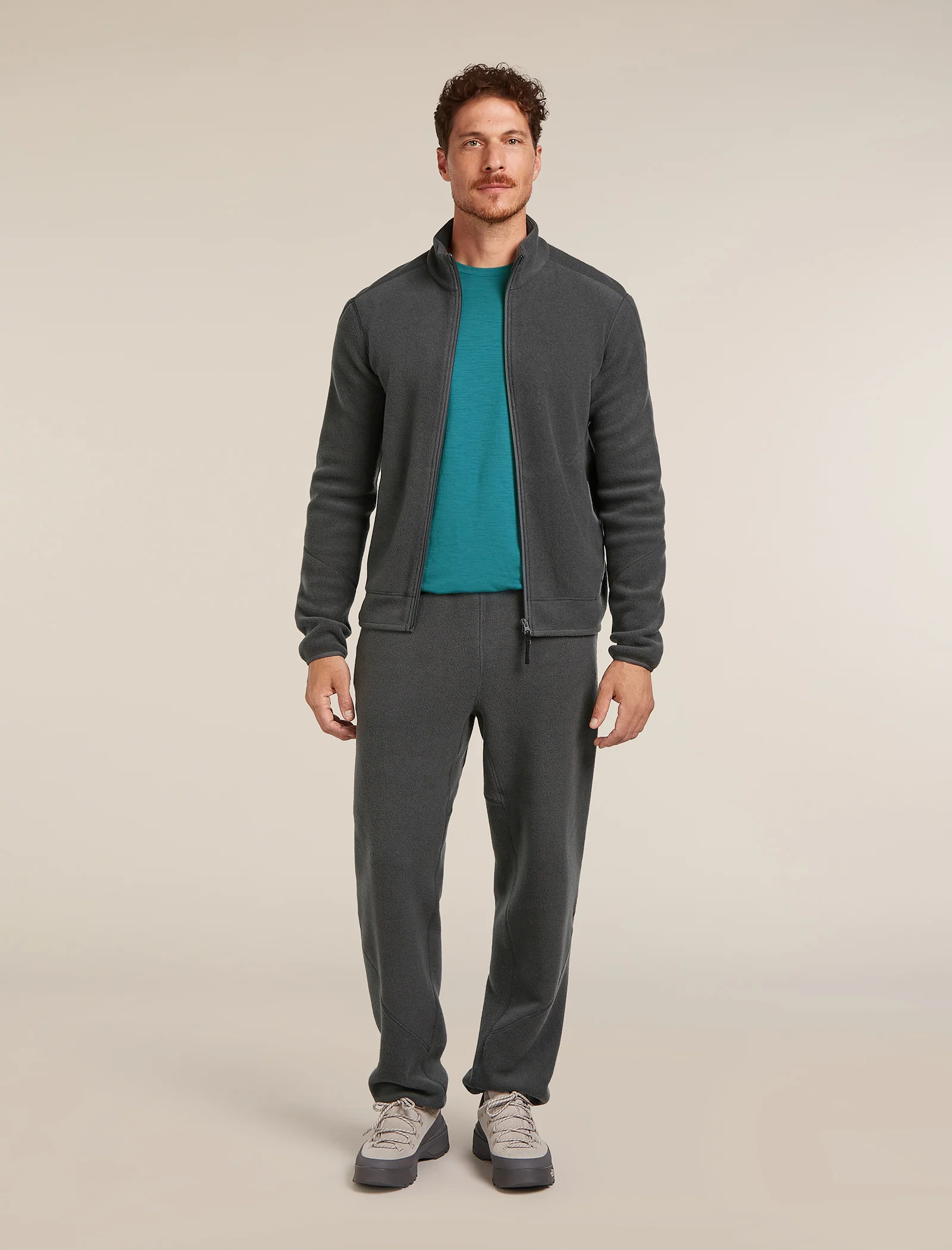 Men’s Merino Blend 800 RealFleece™ Classic Pile Long Sleeve Zip Jacket - Image 3