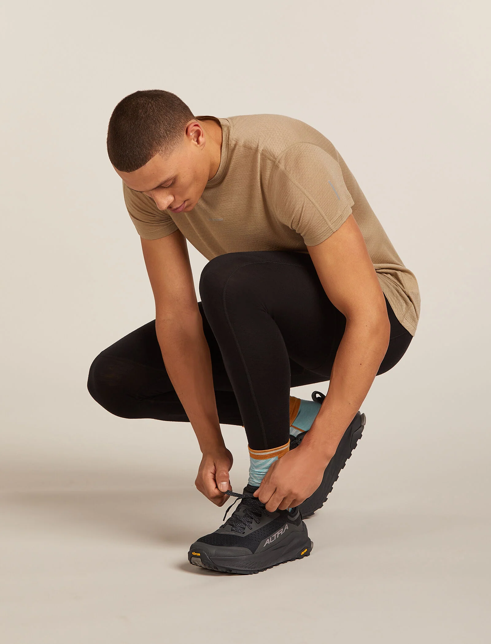 Men’s Merino Blend Run+ Ultralight Crew Socks