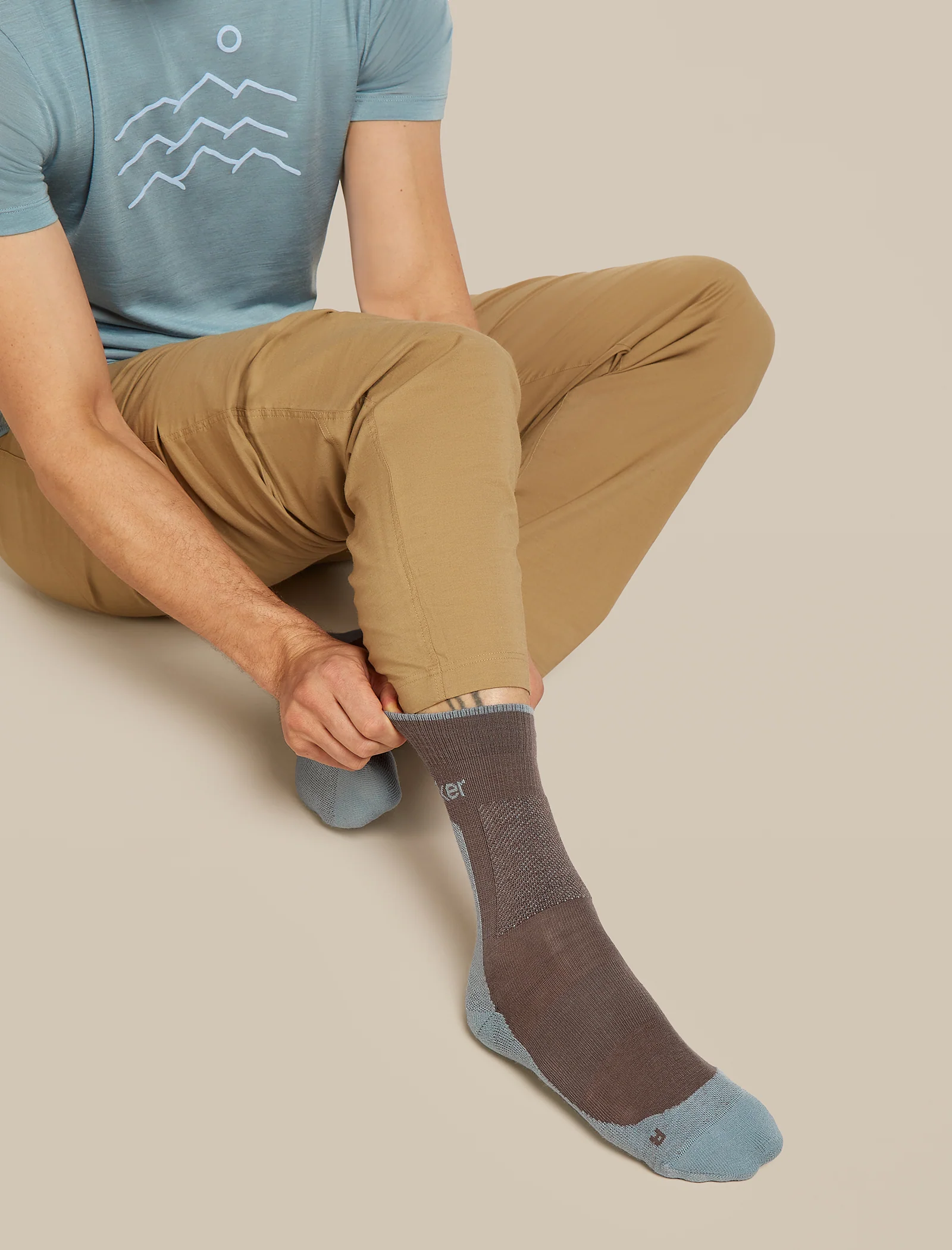 Men’s Merino Hike+ Medium Crew - Image 2