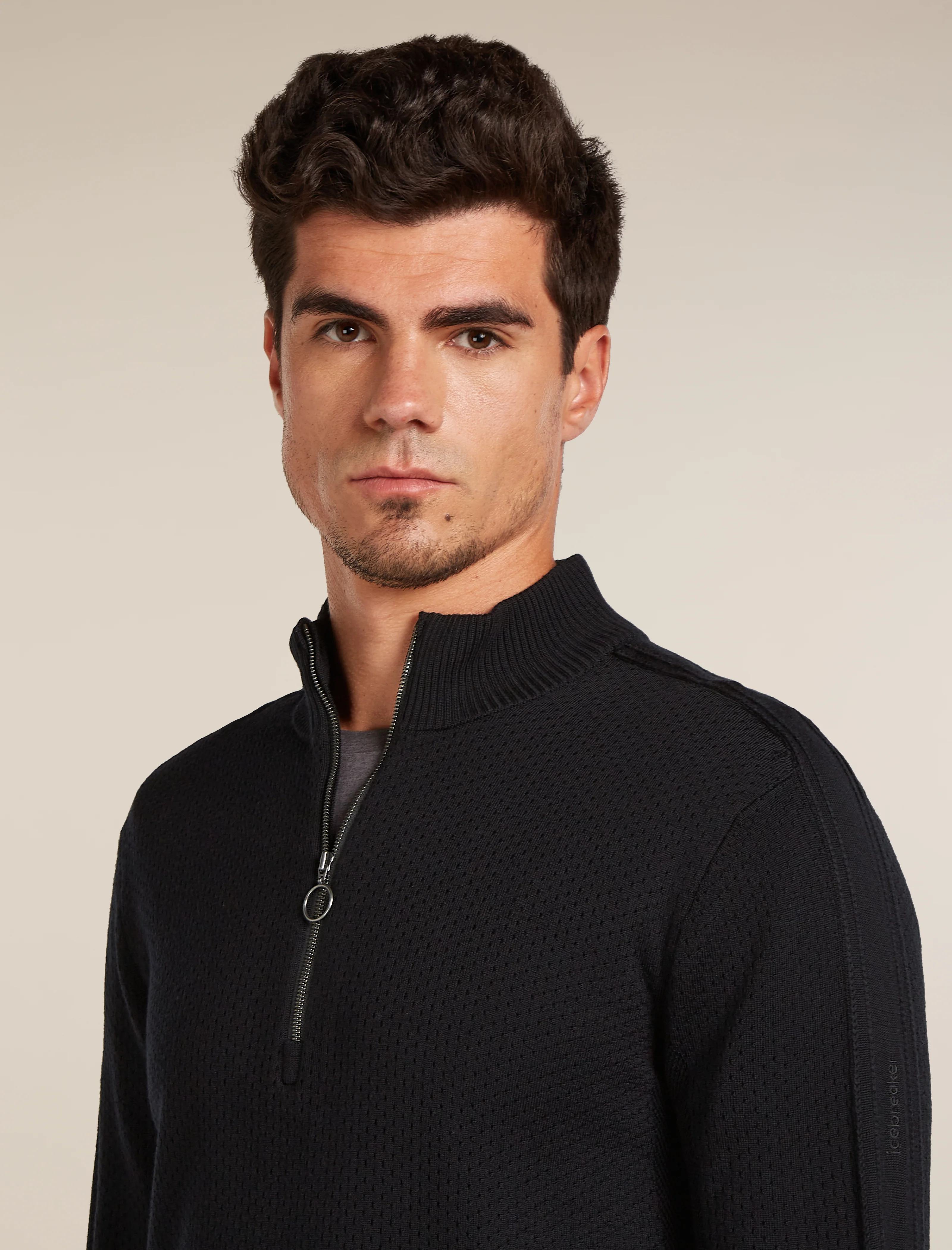 Men’s Merino icebreaker Anniversary Original Long Sleeve Half Zip Top - Image 5