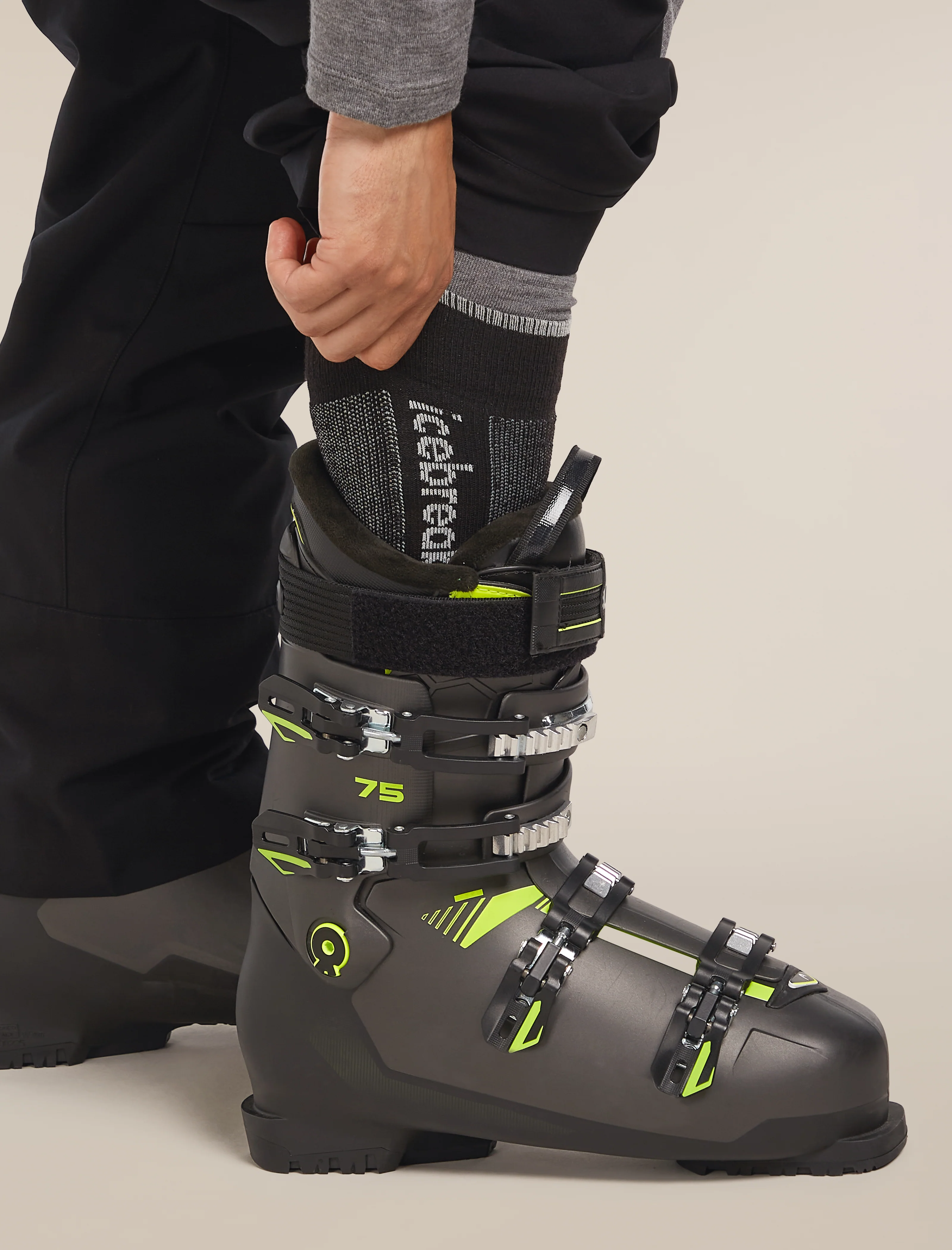 Men’s Merino Ski+ Medium Over The Calf Socks - Image 3
