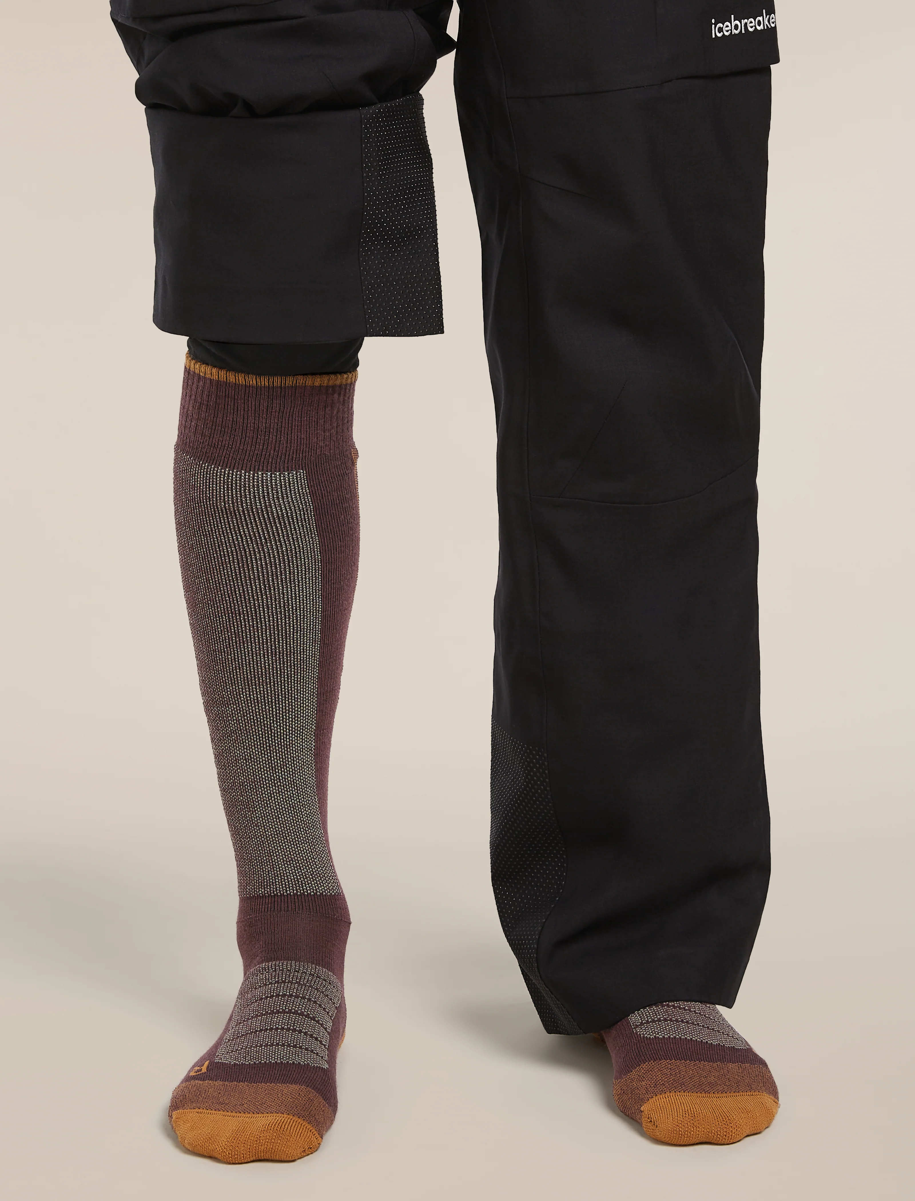 Men’s Merino Ski+ Medium Over The Calf Socks - Image 4