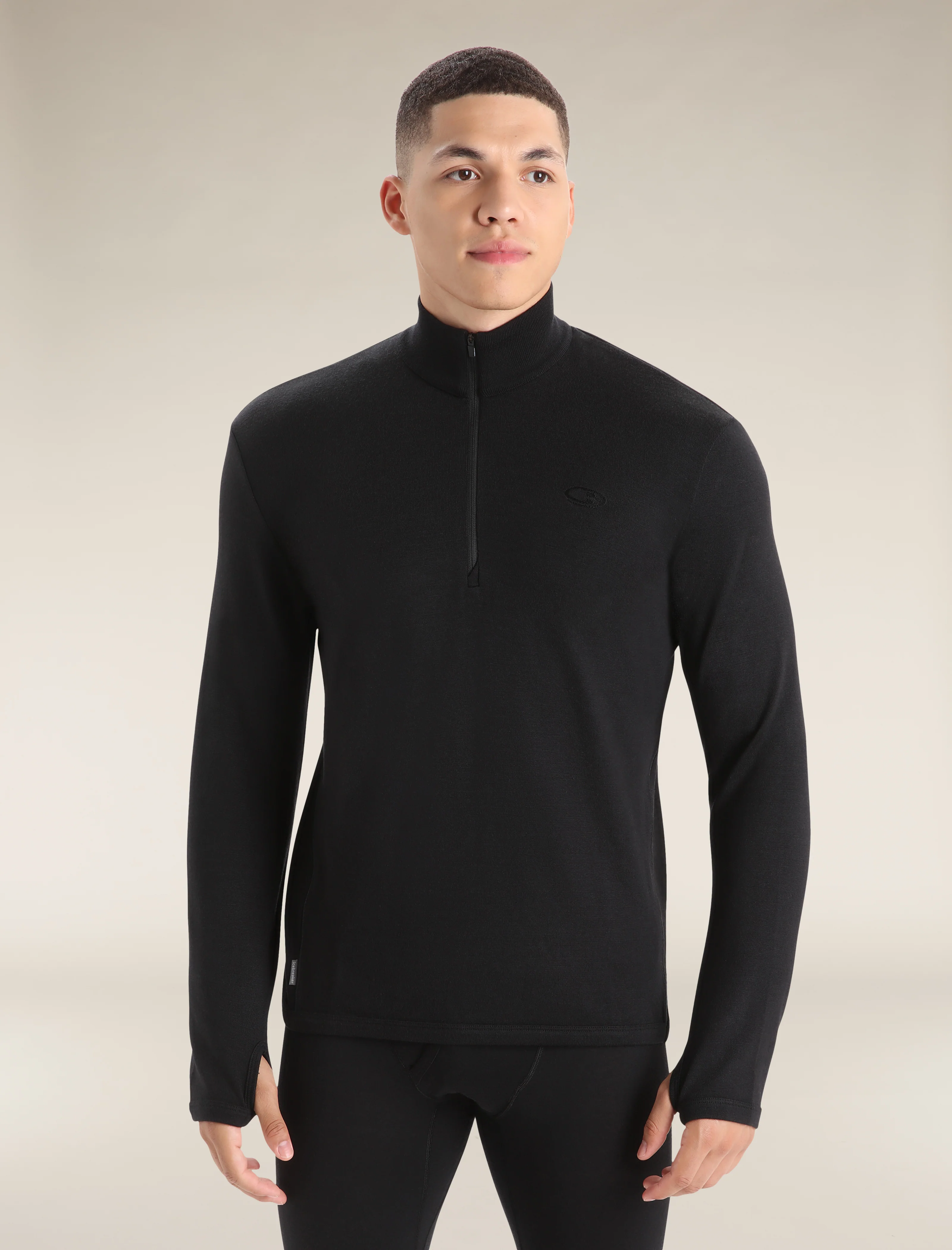 Men’s Original Long Sleeve Half Zip Top - Image 2