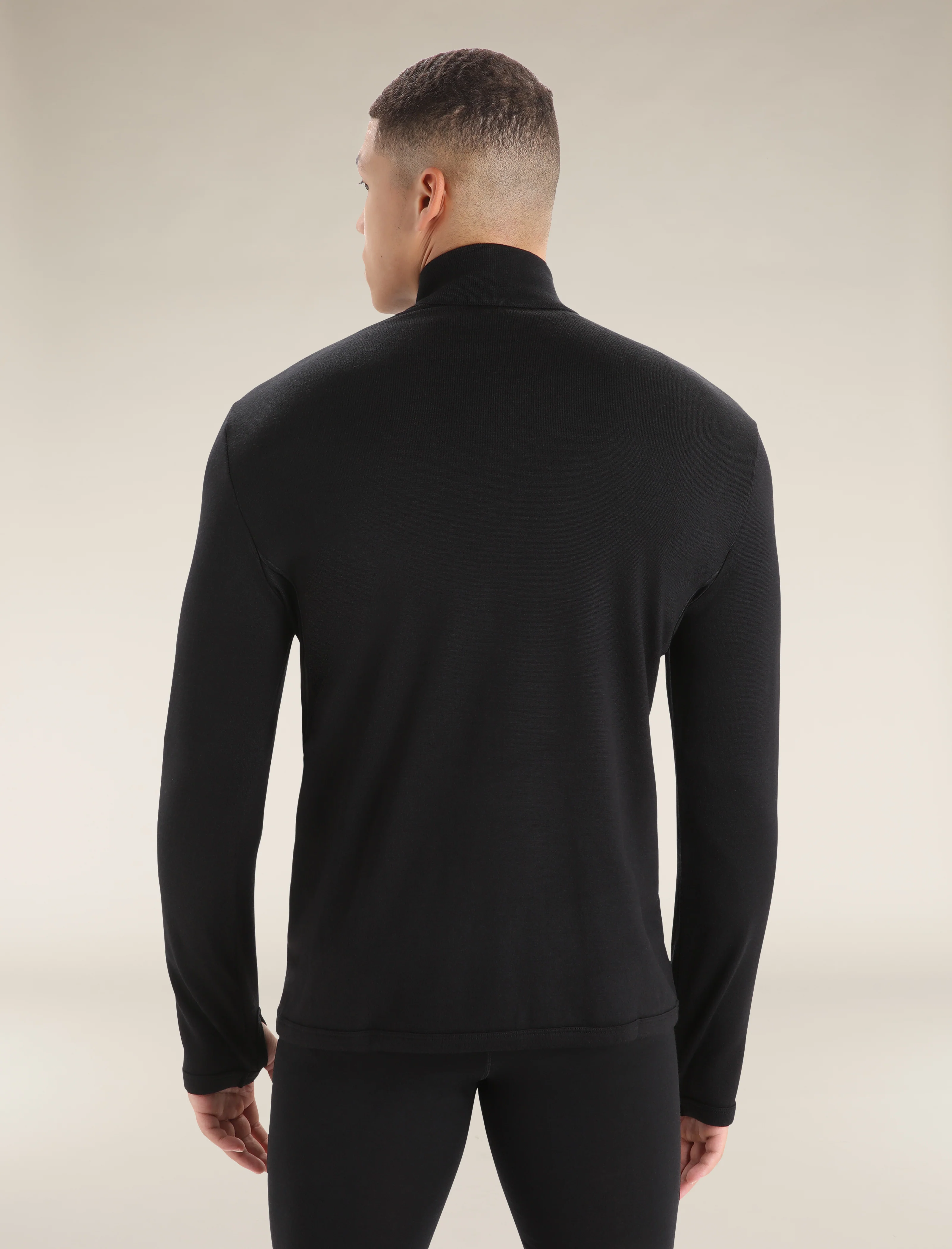 Men’s Original Long Sleeve Half Zip Top - Image 3
