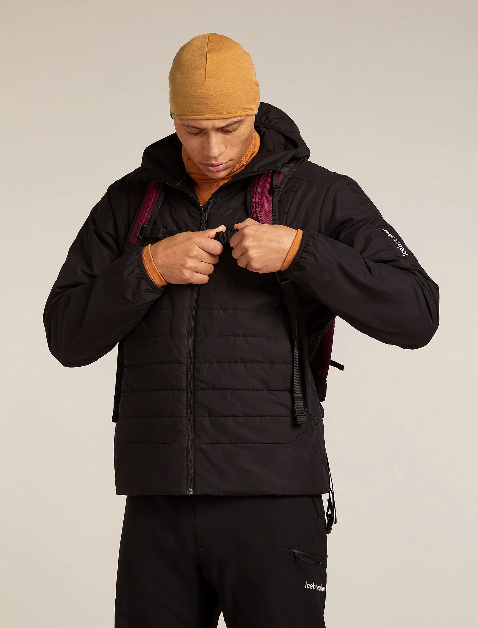 Unisex Merino 200 Oasis Reversible Beanie - Image 3