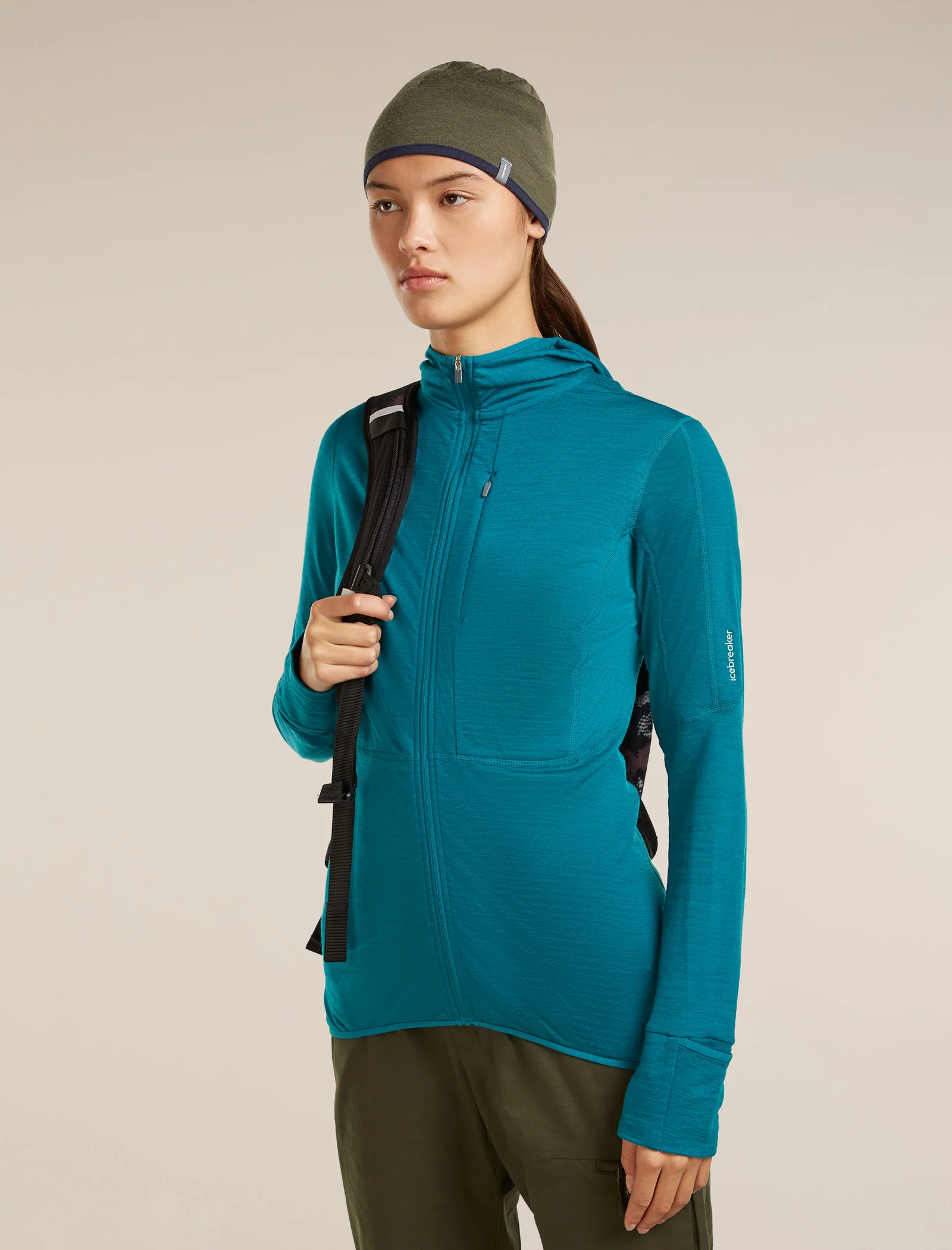 Unisex Merino 200 Oasis Reversible Beanie - Image 5