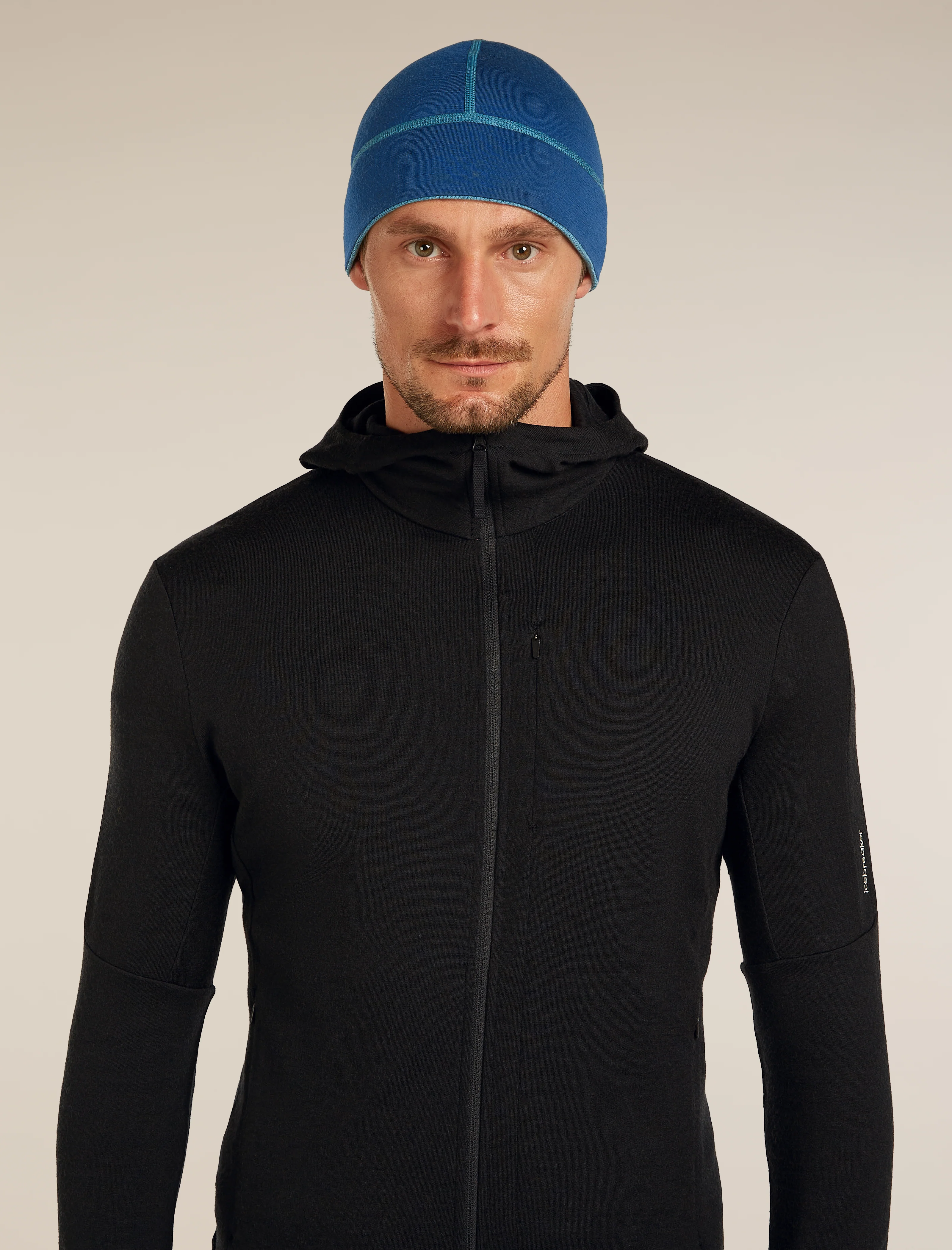 Unisex Merino 260 Waffle Knit Wander Reversible Beanie - Image 7