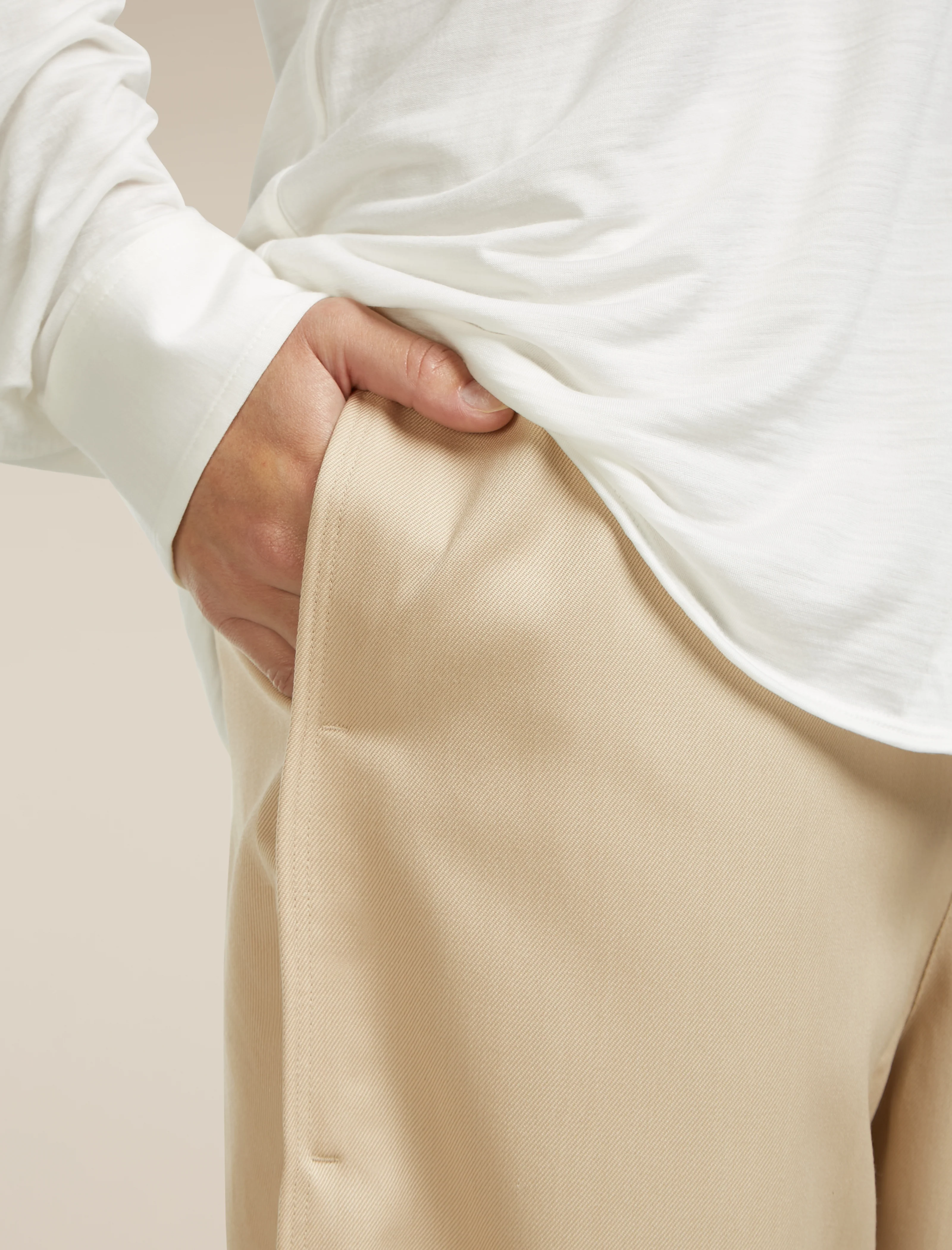 Unisex Merino Cotton Twill Adjustable Pants - Image 13