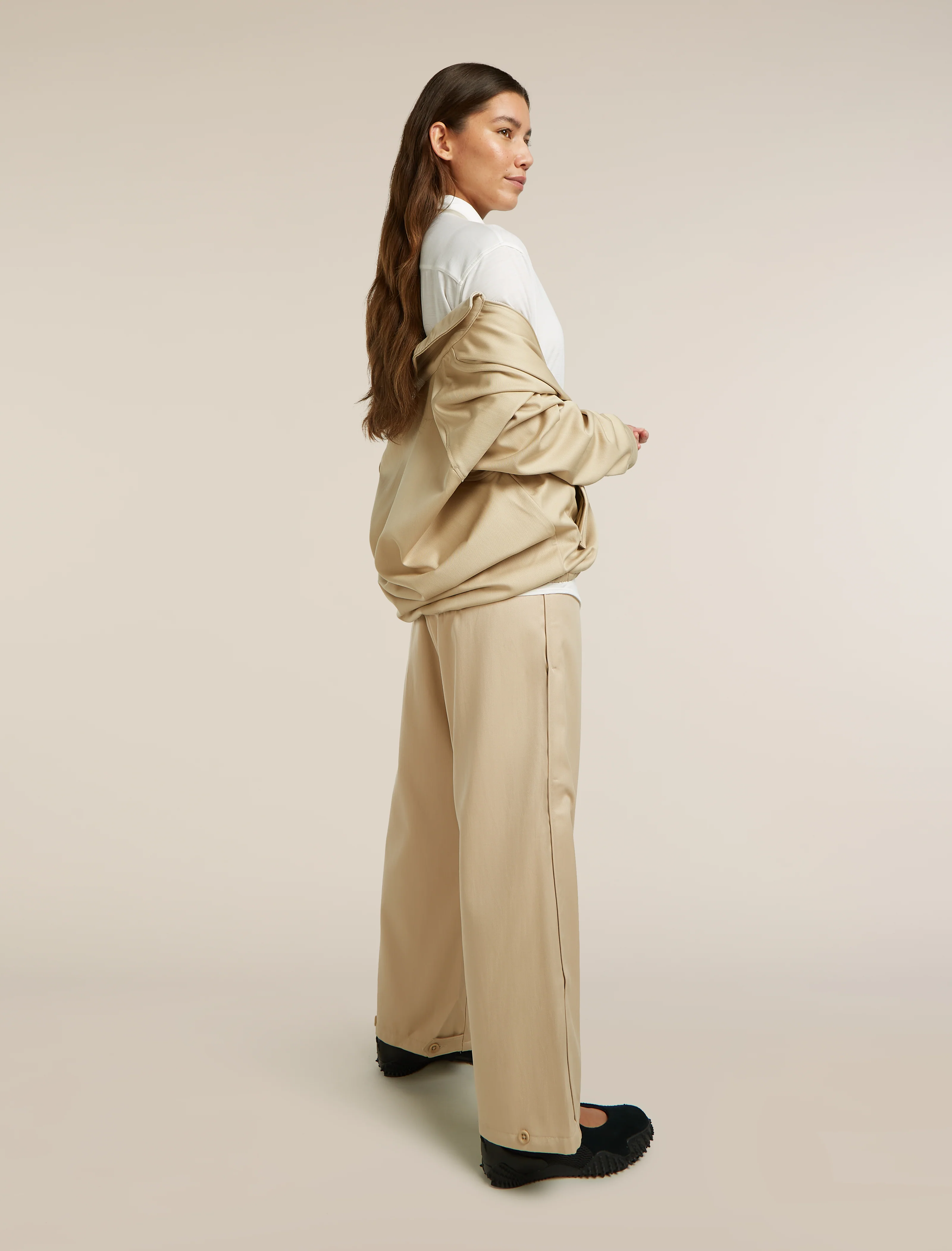Unisex Merino Cotton Twill Adjustable Pants - Image 16