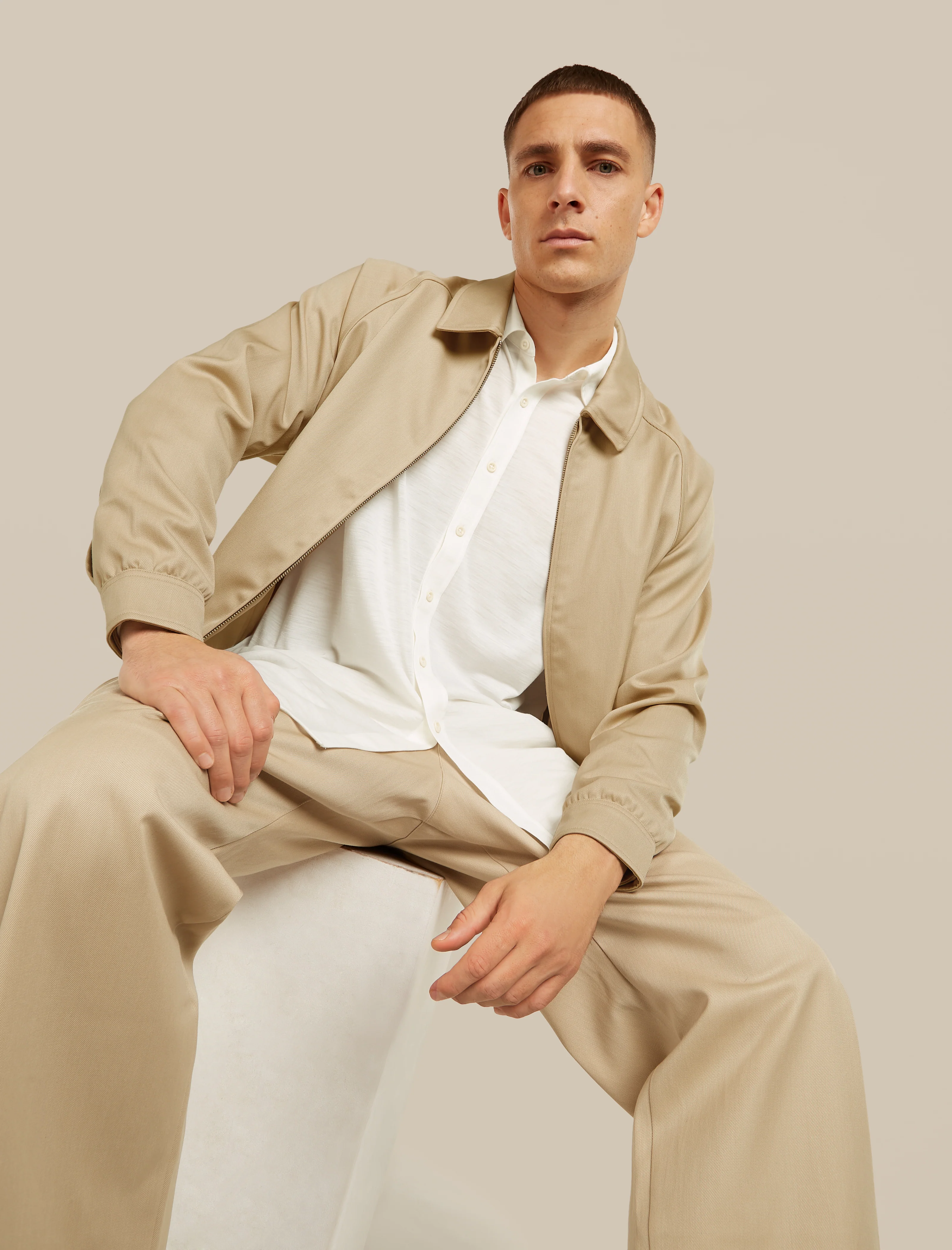 Unisex Merino Cotton Twill Adjustable Pants - Image 21