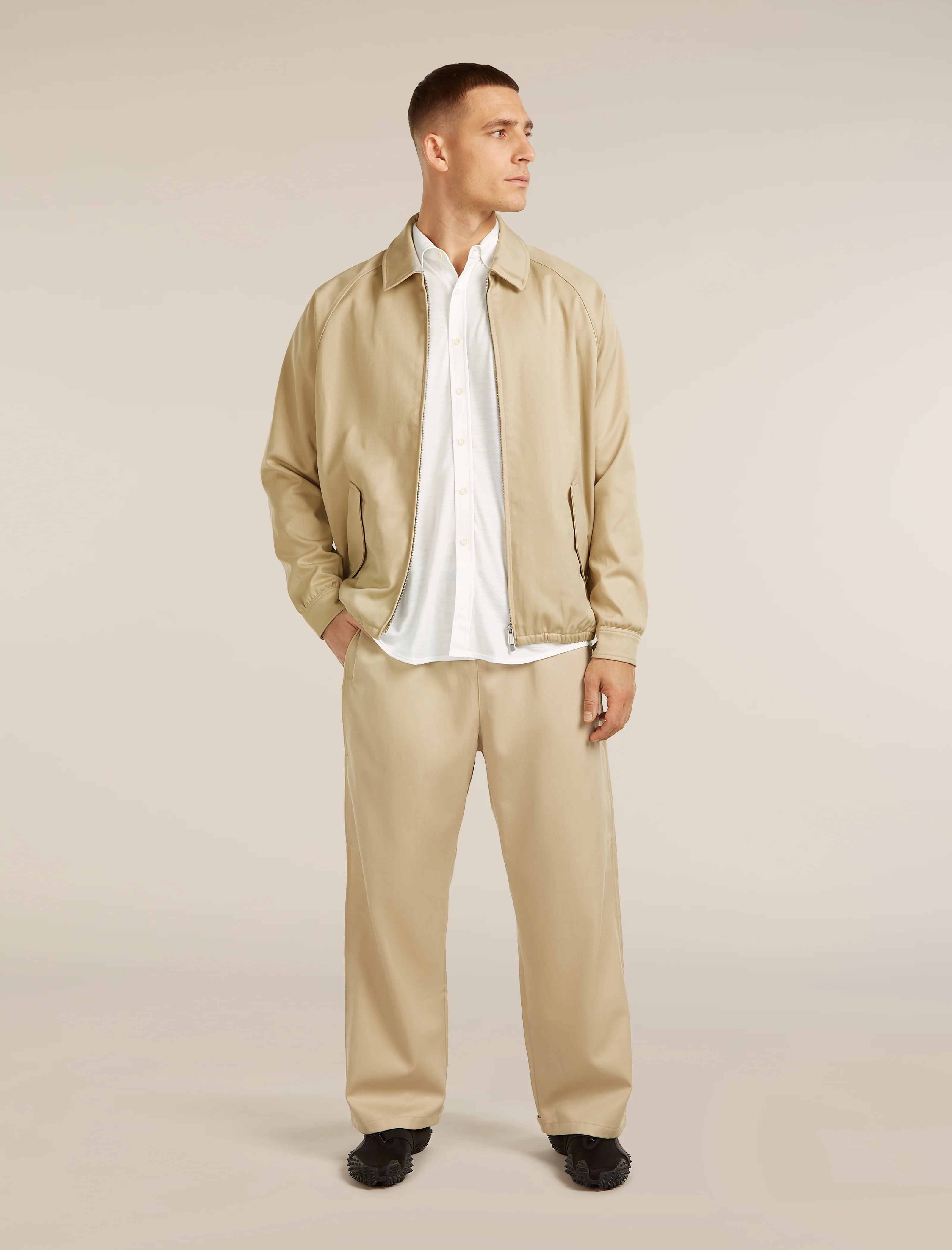 Unisex Merino Cotton Twill Adjustable Pants - Image 7