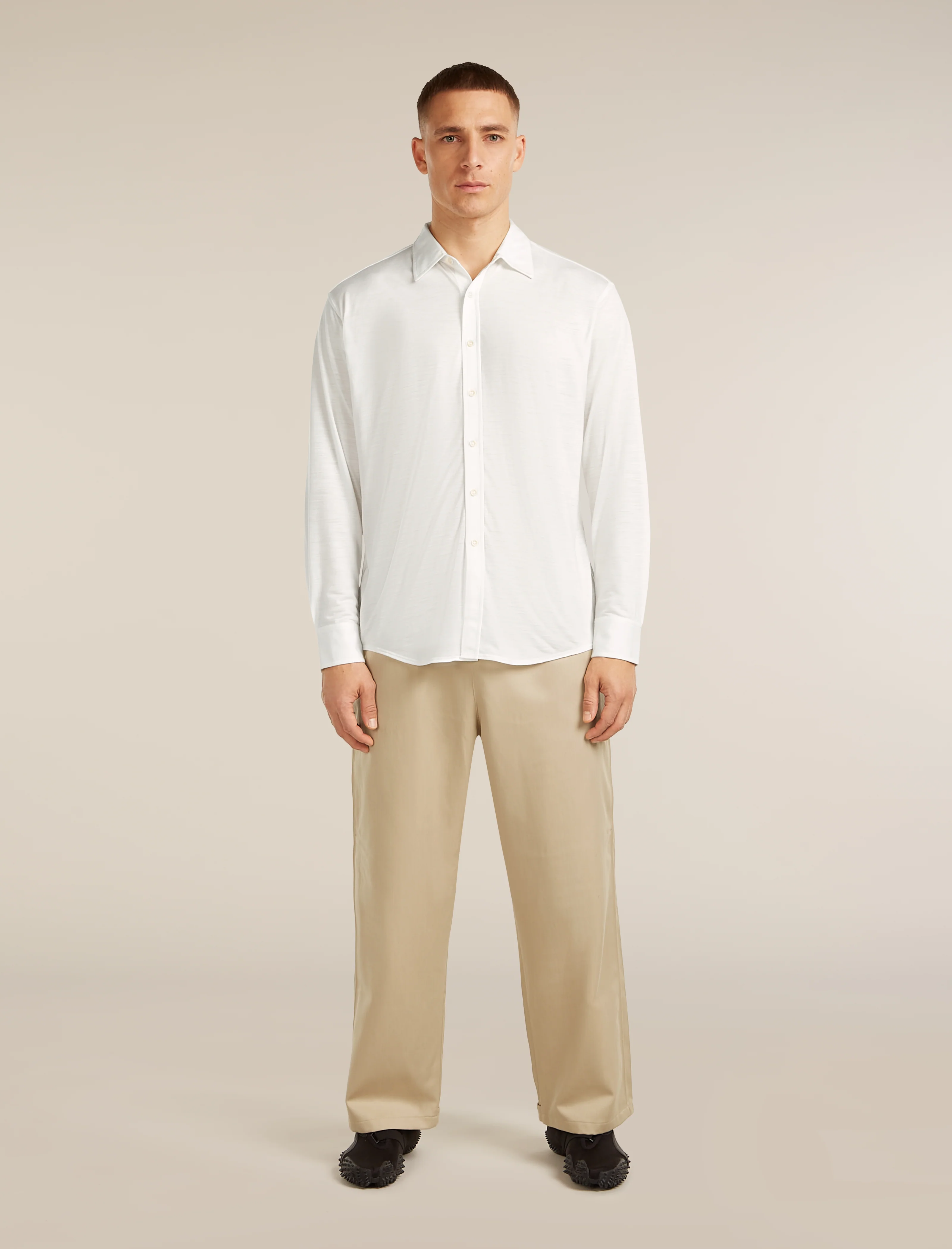 Unisex Merino Cotton Twill Adjustable Pants - Image 9