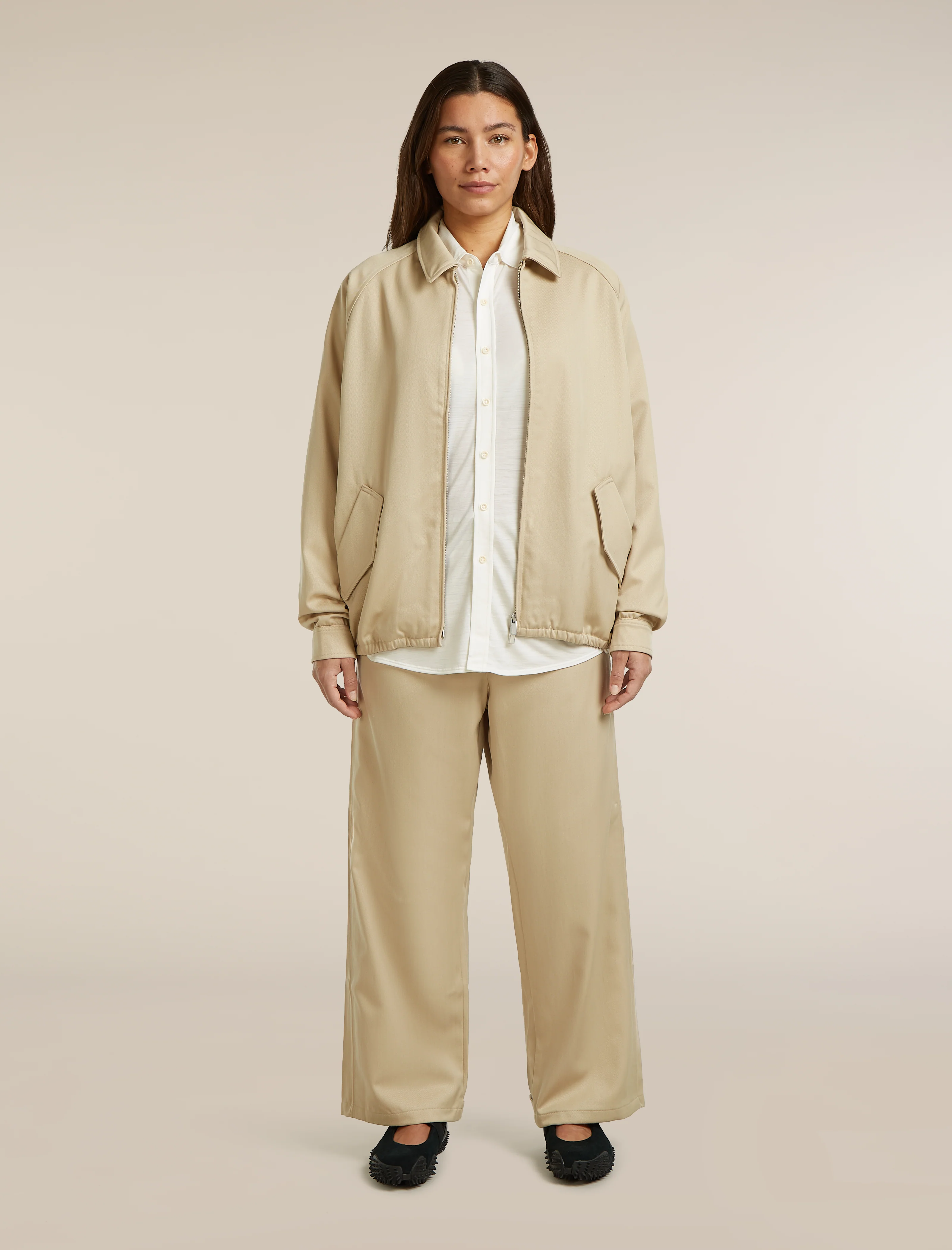 Unisex Merino Cotton Twill Shirt Jacket - Image 10