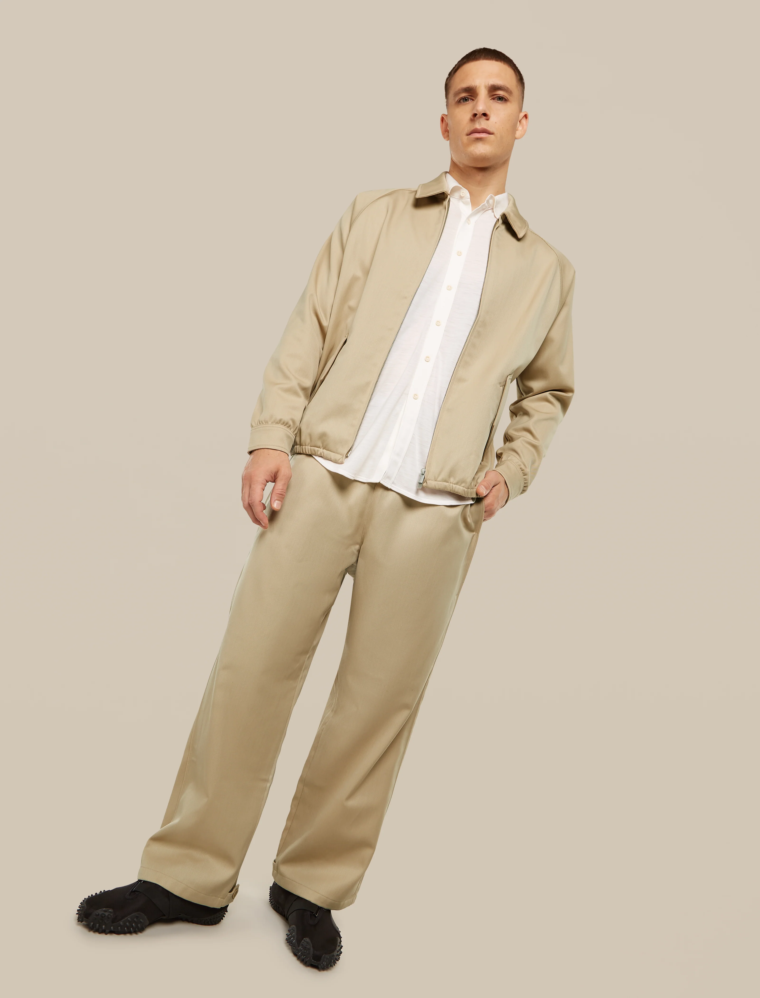 Unisex Merino Cotton Twill Shirt Jacket - Image 25