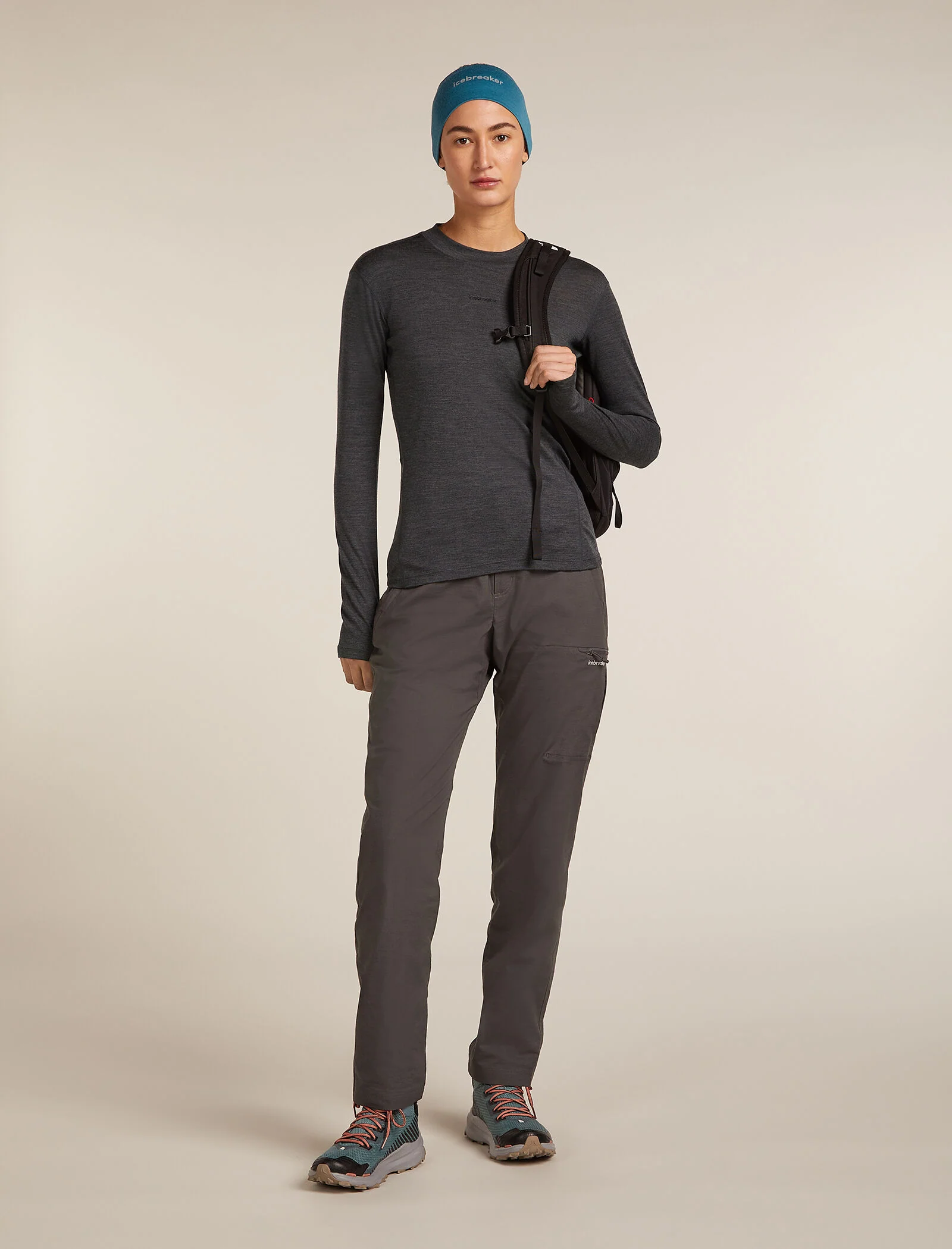 Women’s 200 MerinoFine™ Ace Long Sleeve Mock Neck Thermal Top - Image 4