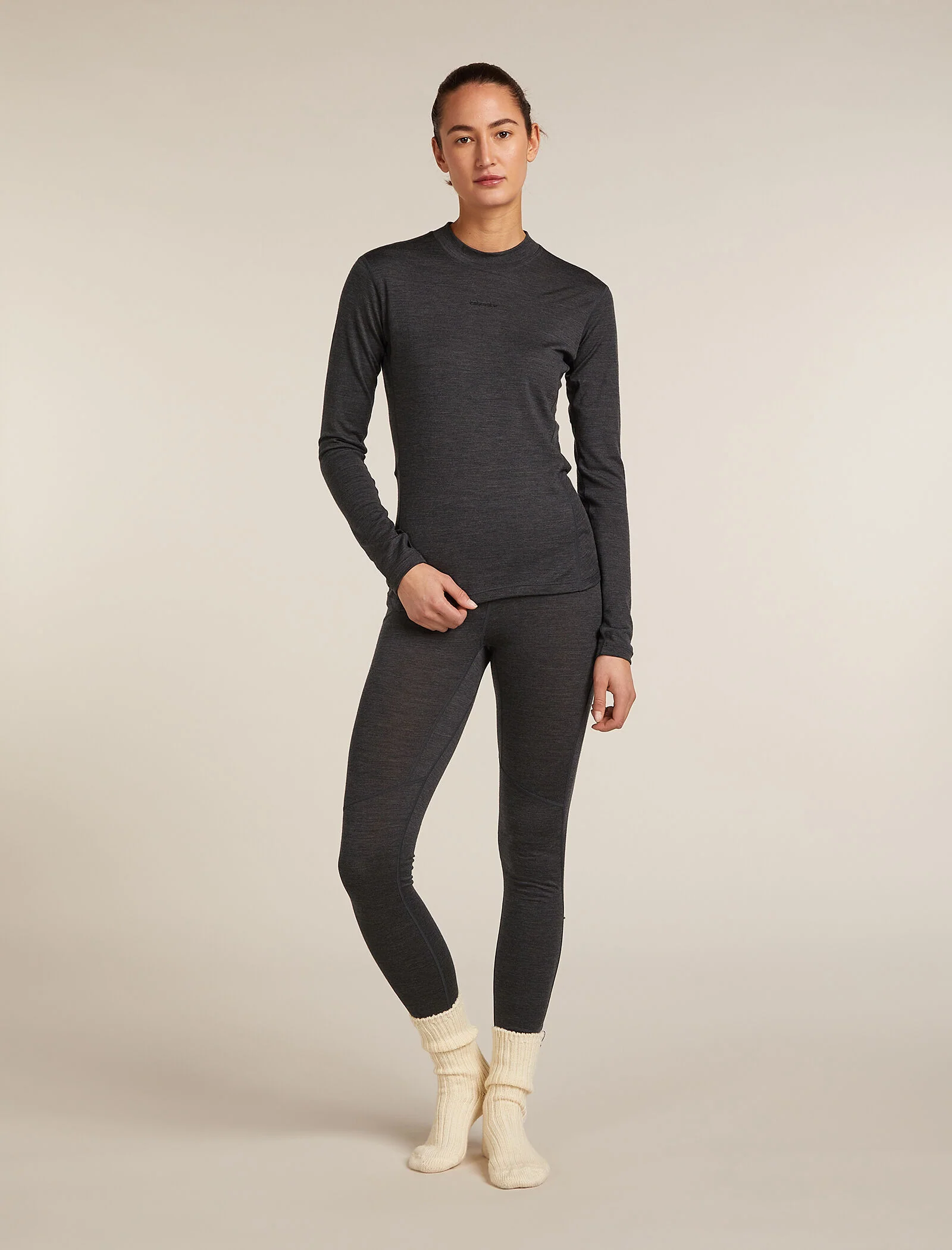 Women’s 200 MerinoFine™ Ace Long Sleeve Mock Neck Thermal Top - Image 6