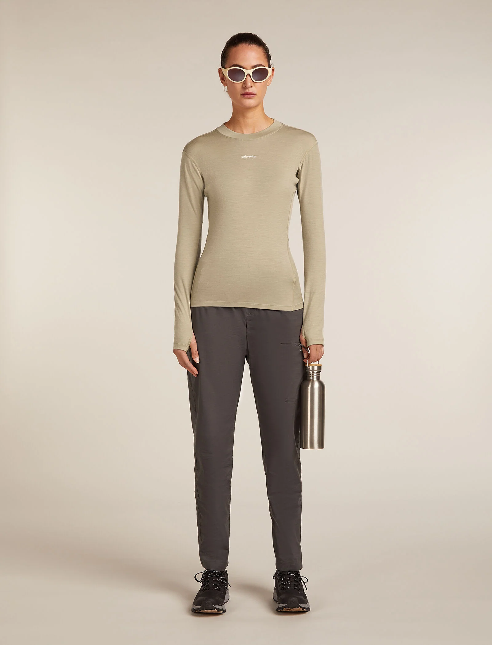 Women’s 200 MerinoFine™ Ace Long Sleeve Mock Neck Thermal Top - Image 4