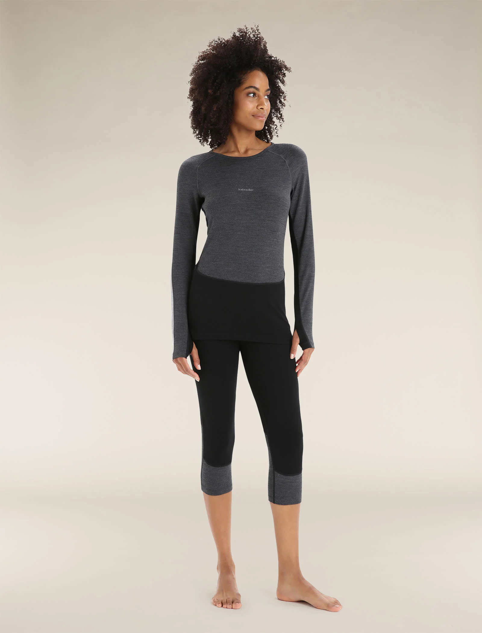 Women’s 260 ZoneKnit™ Long Sleeve Crew Thermal Top - Image 3