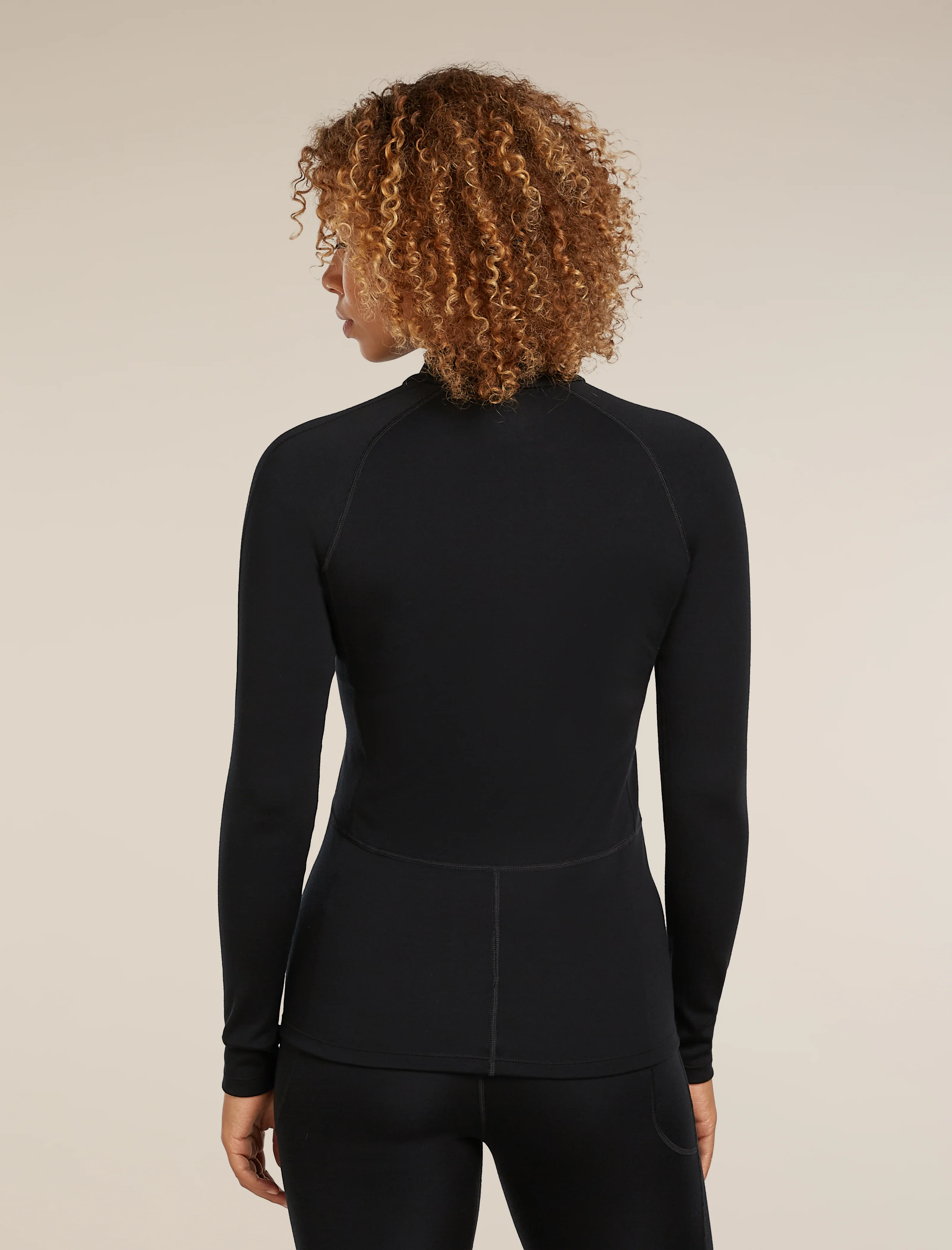 Women’s 300 MerinoFine™ Polar Long Sleeve Half Zip Thermal Top - Image 2